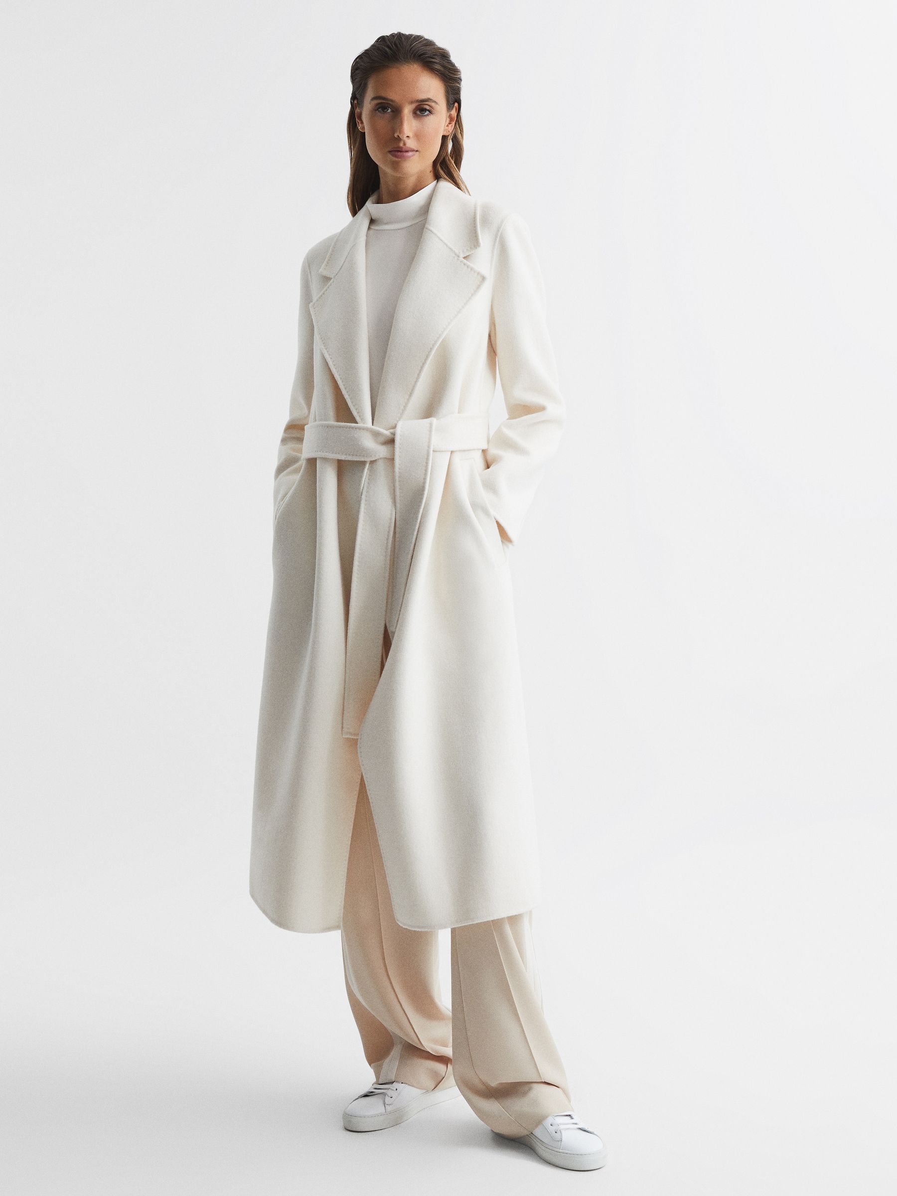 Turtle Neck Jersey Body in White - Image 3 of 7