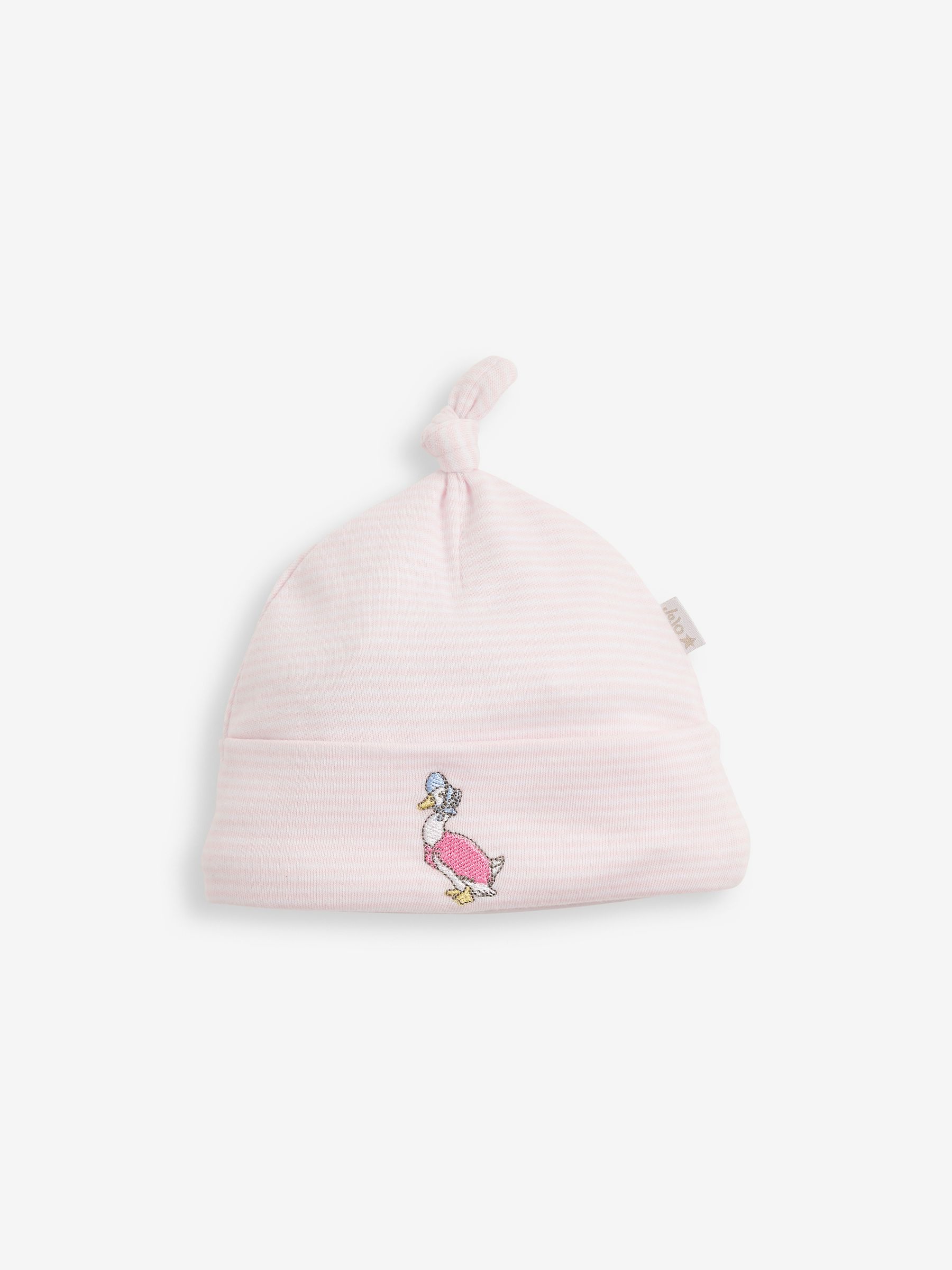 Pink Jemima Puddle-Duck Smocked Sleepsuit & Hat Set - Image 5 of 7