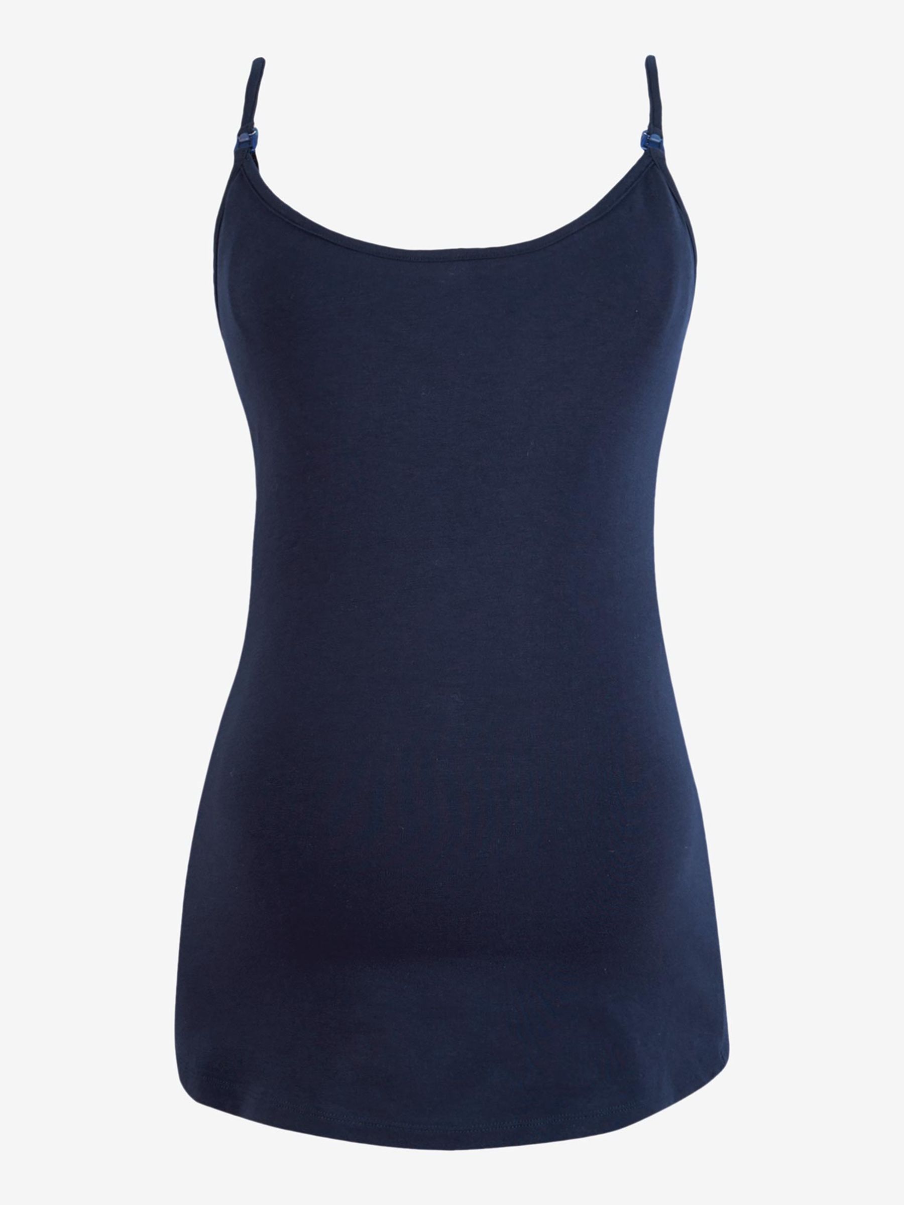 Navy Blue Maternity & Nursing Vest Top - Image 2 of 3