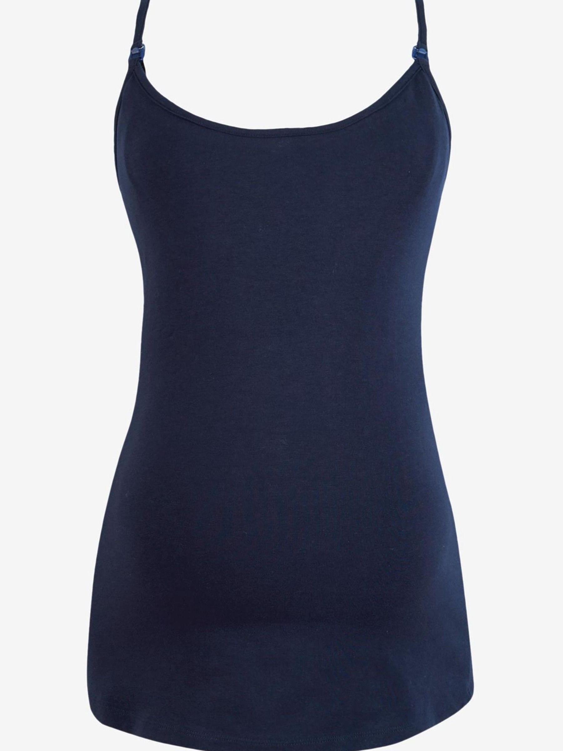 Navy Blue Maternity & Nursing Vest Top - Image 3 of 3