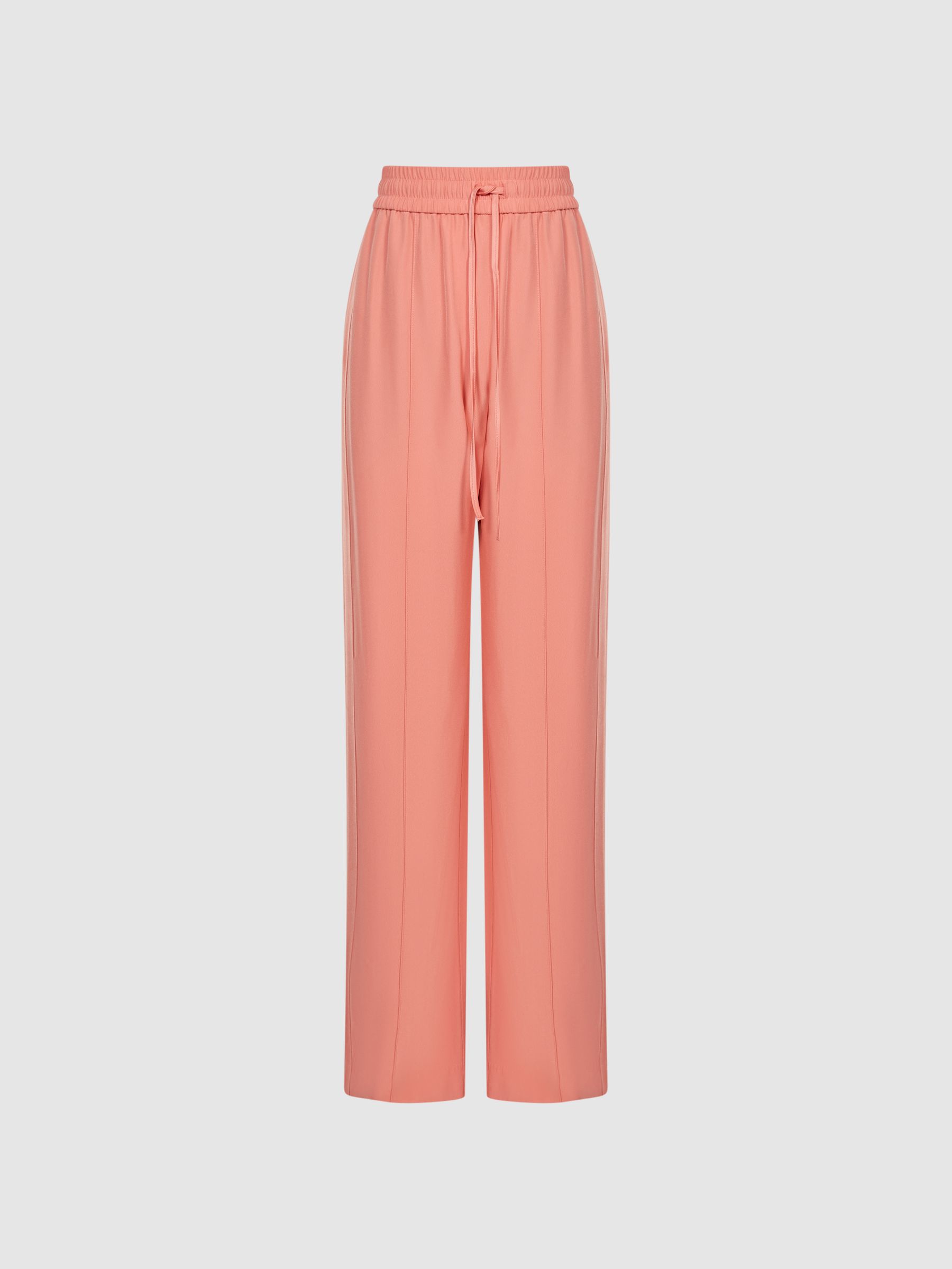 Wide Leg Trousers in Pink - Image 2 of 7 Wide Leg Trousers in Pink - Image 2 of 7