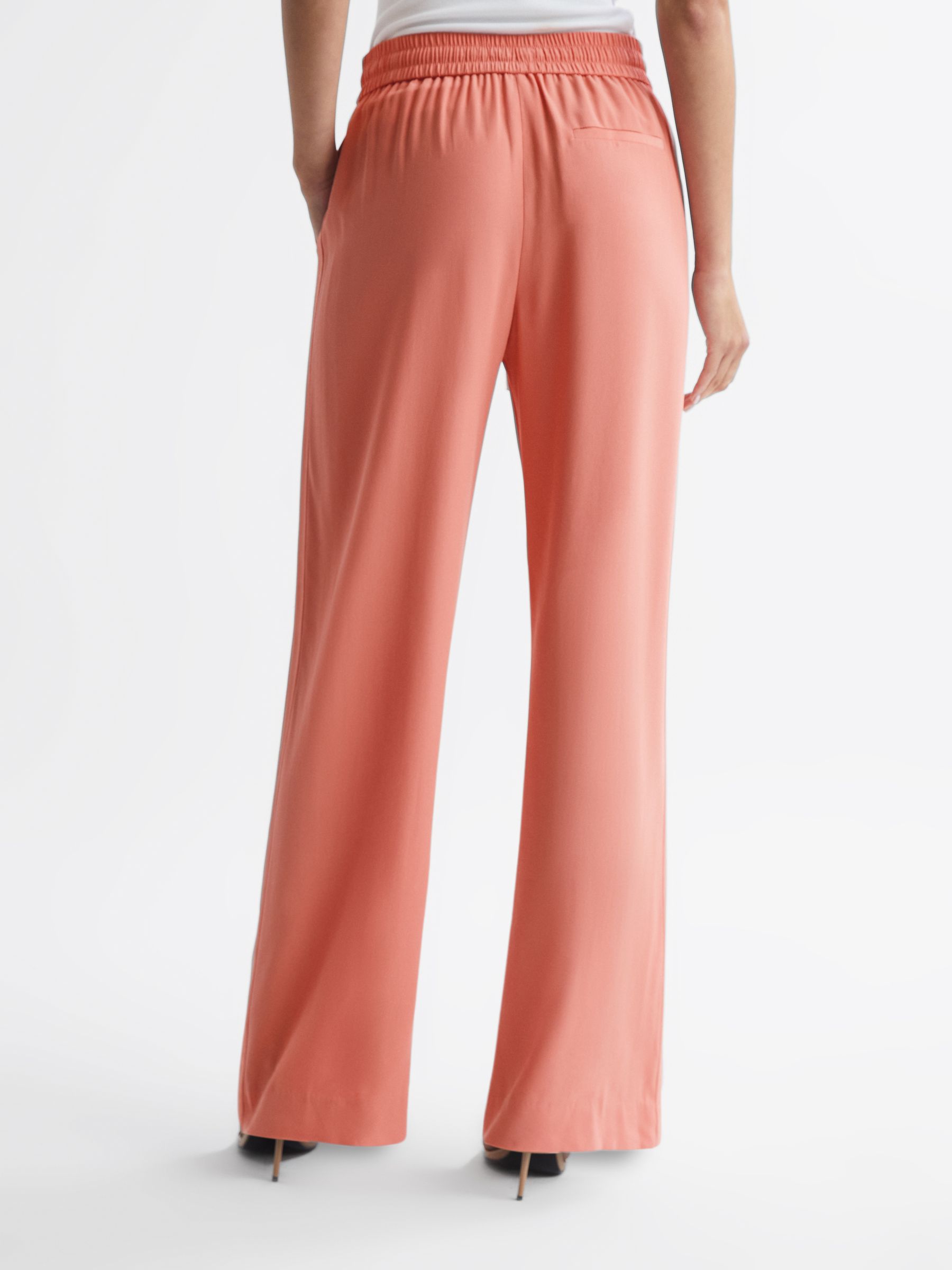 Wide Leg Trousers in Pink - Image 5 of 7