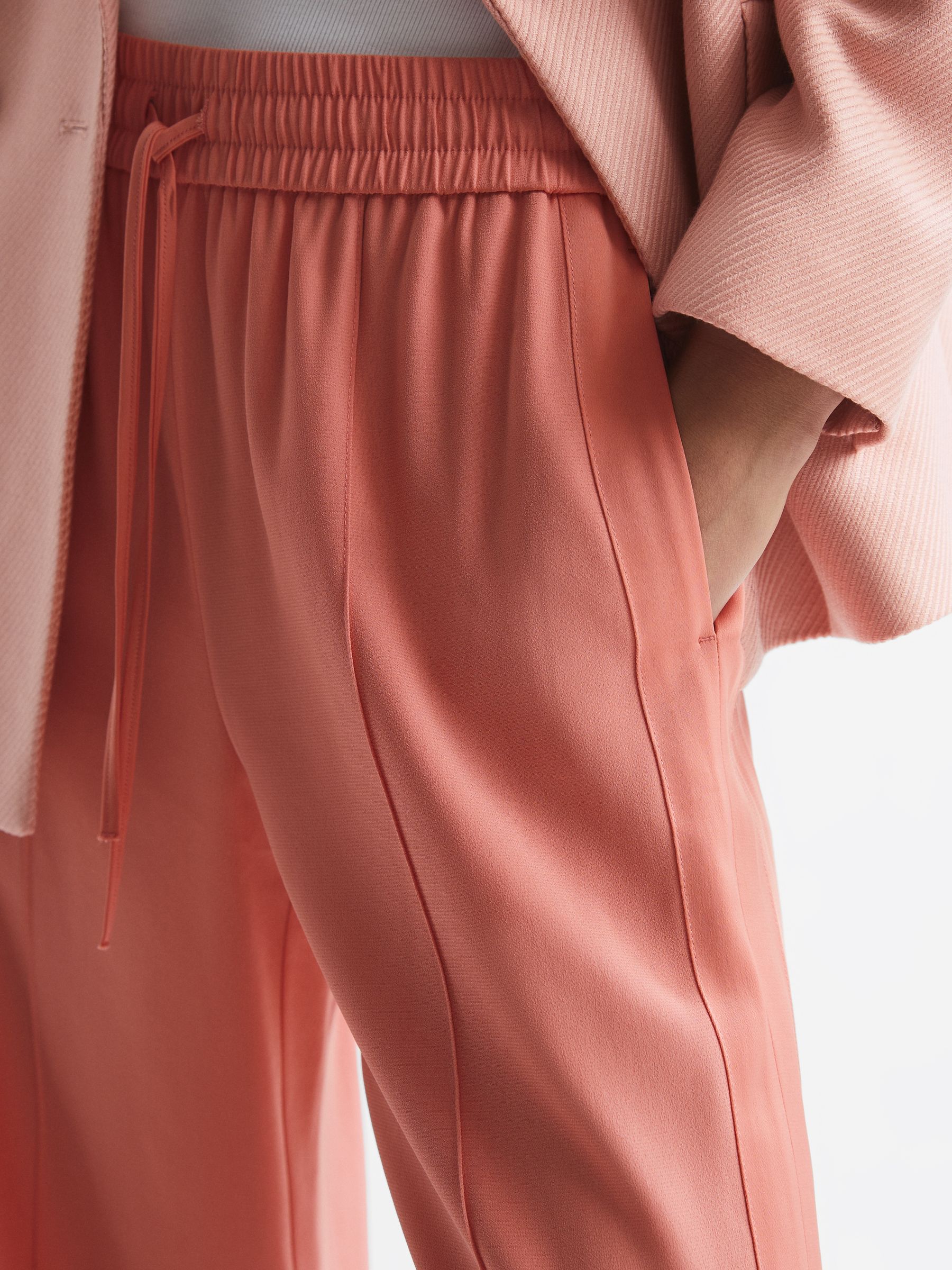 Wide Leg Trousers in Pink - Image 7 of 7
