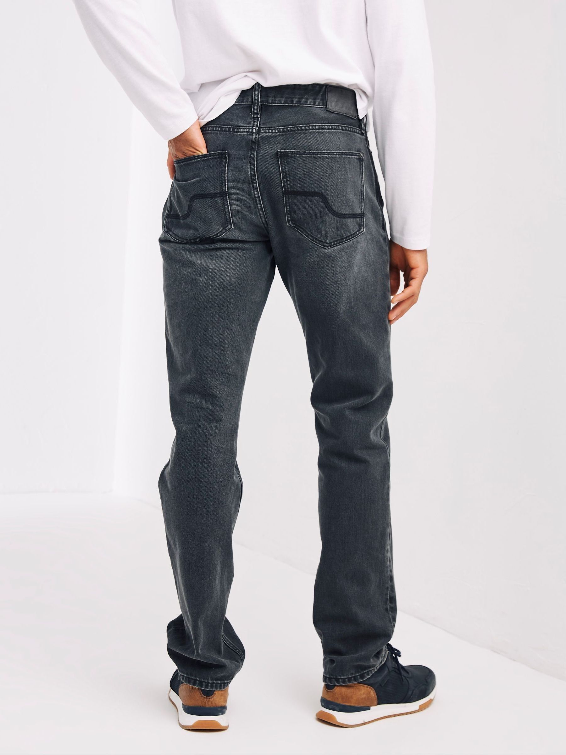 Grey Straight Jeans - Image 2 of 4