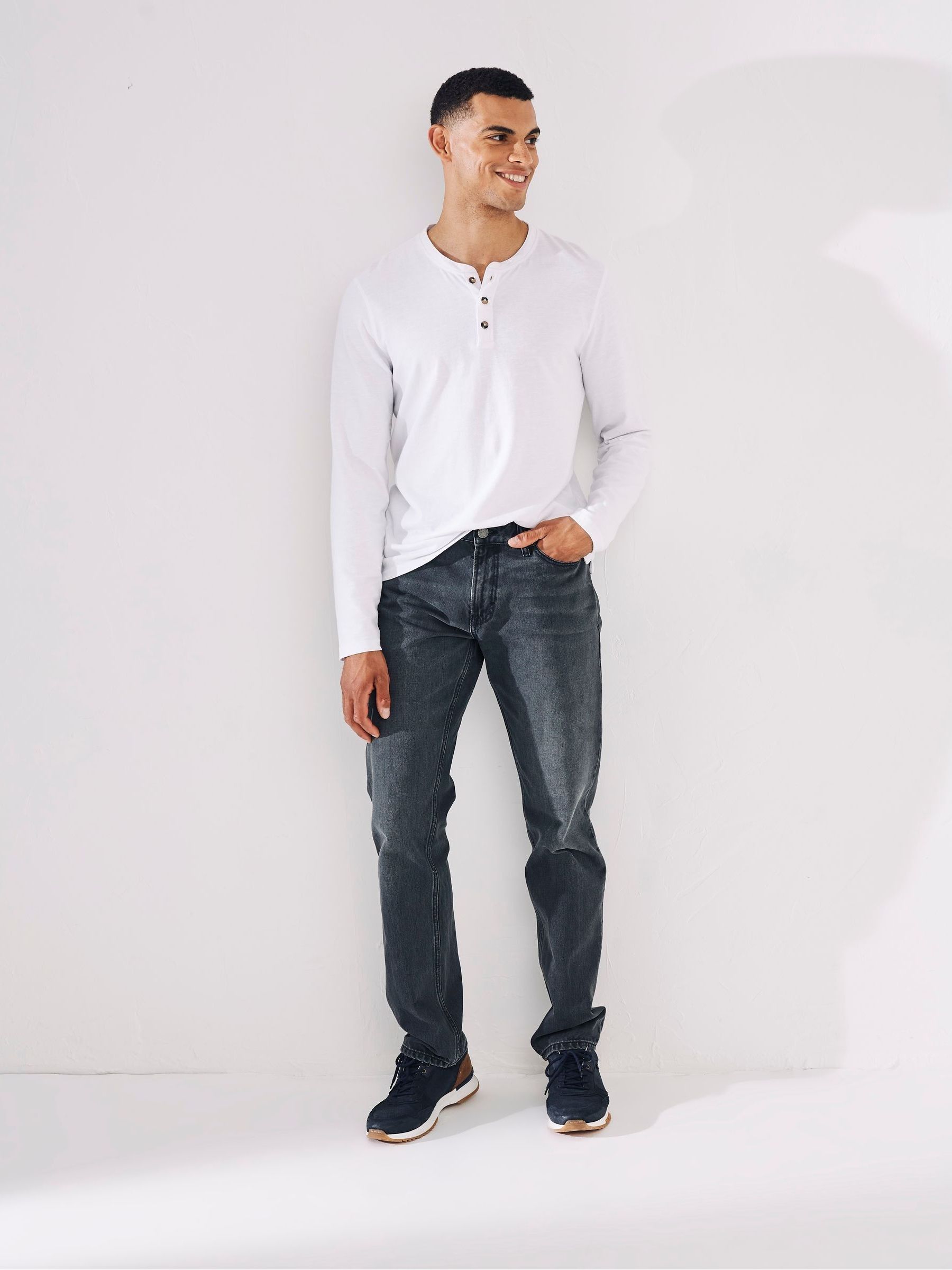 Grey Straight Jeans - Image 3 of 4