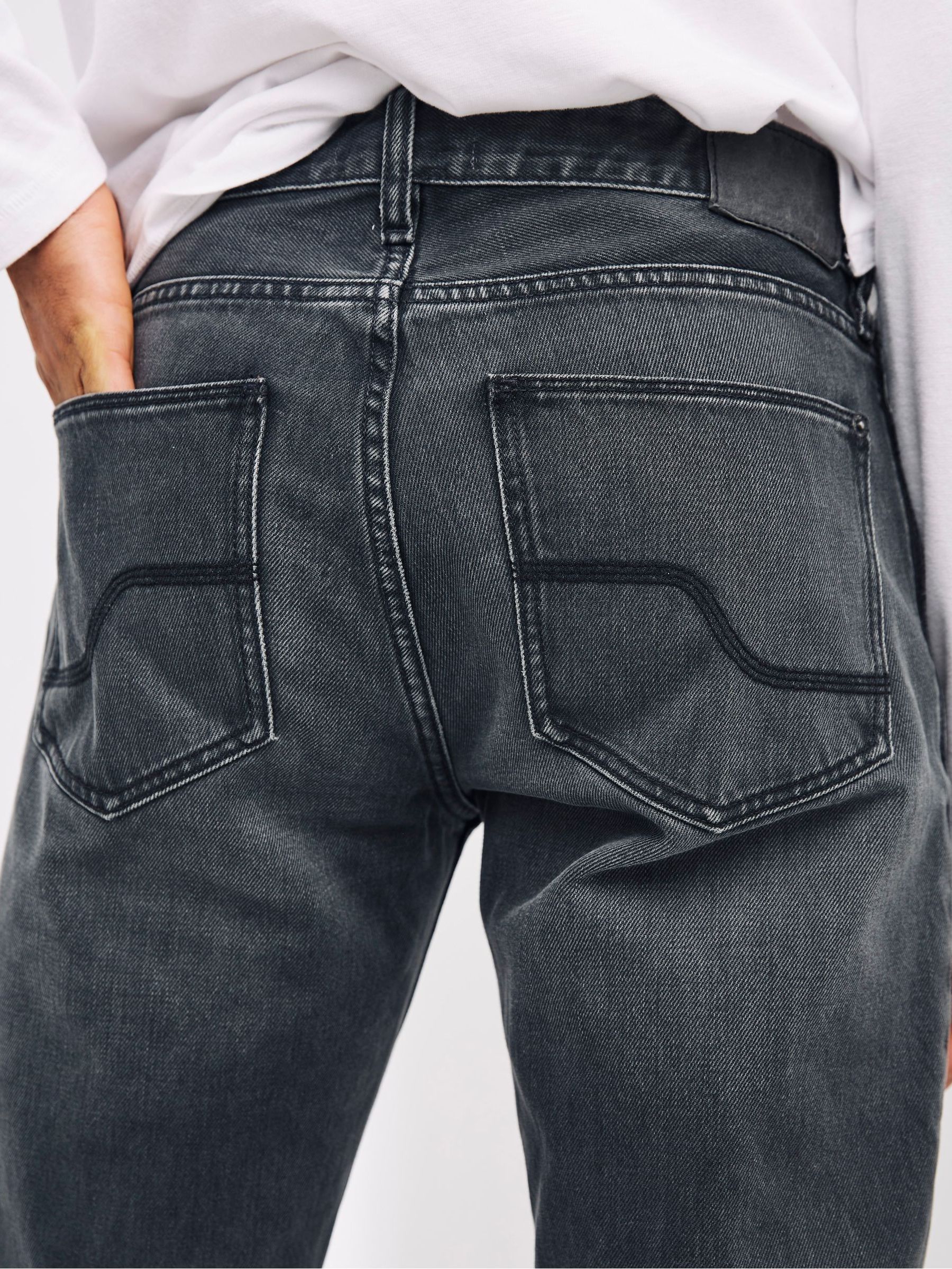 Grey Straight Jeans - Image 4 of 4