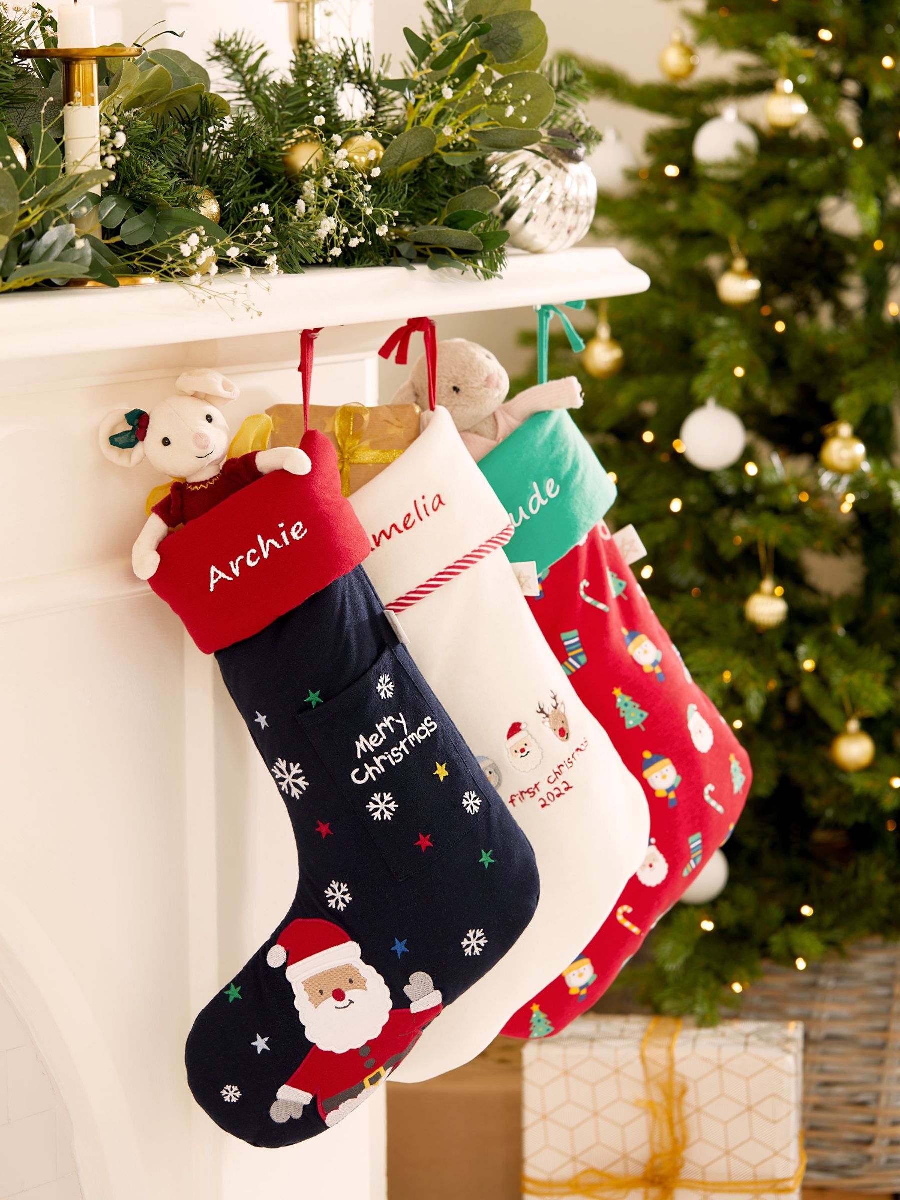 My First Christmas Stocking in White - Image 3 of 4