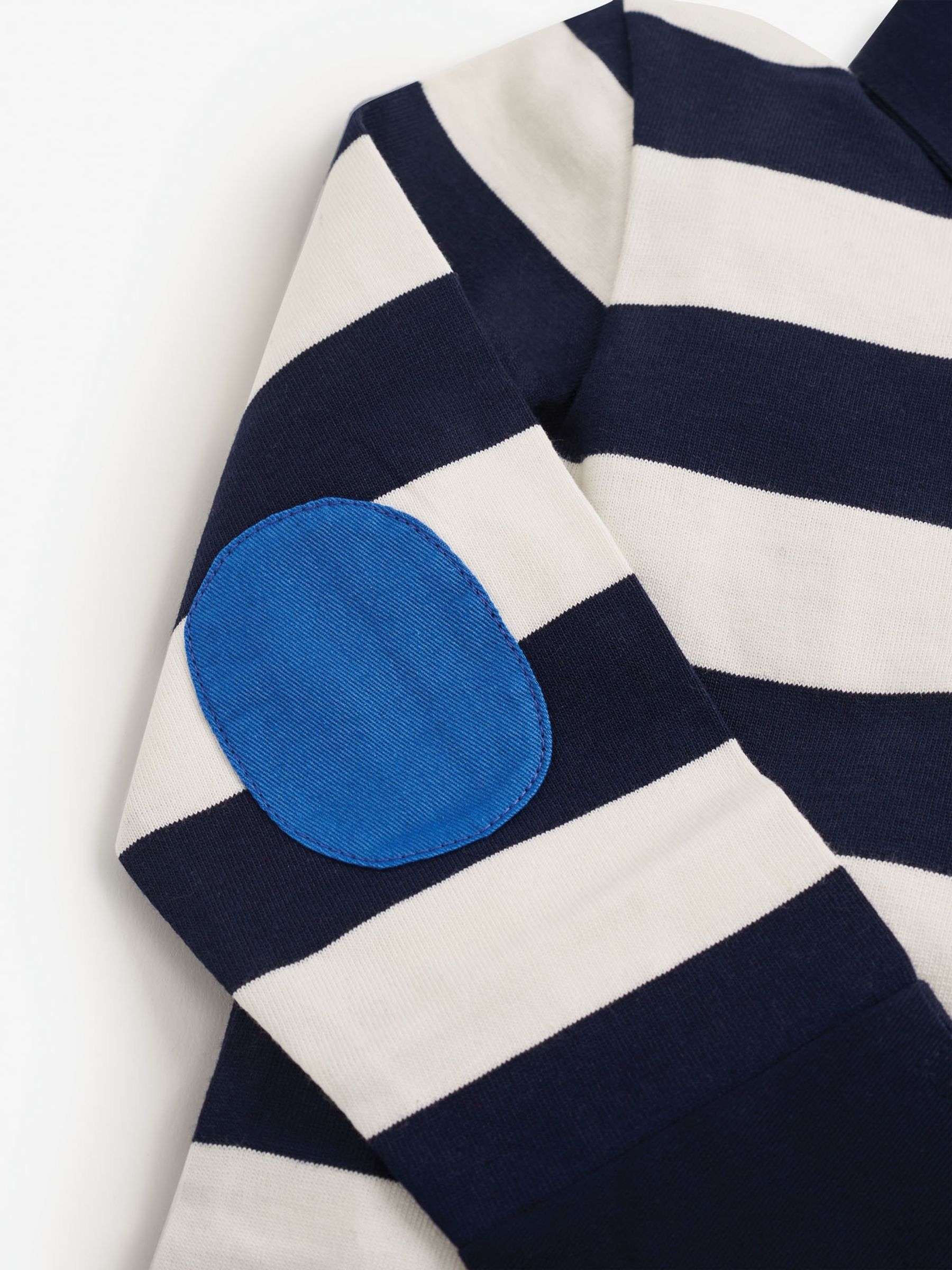 Navy Ecru Stripe Stripe Rugby Shirt - Image 10 of 14