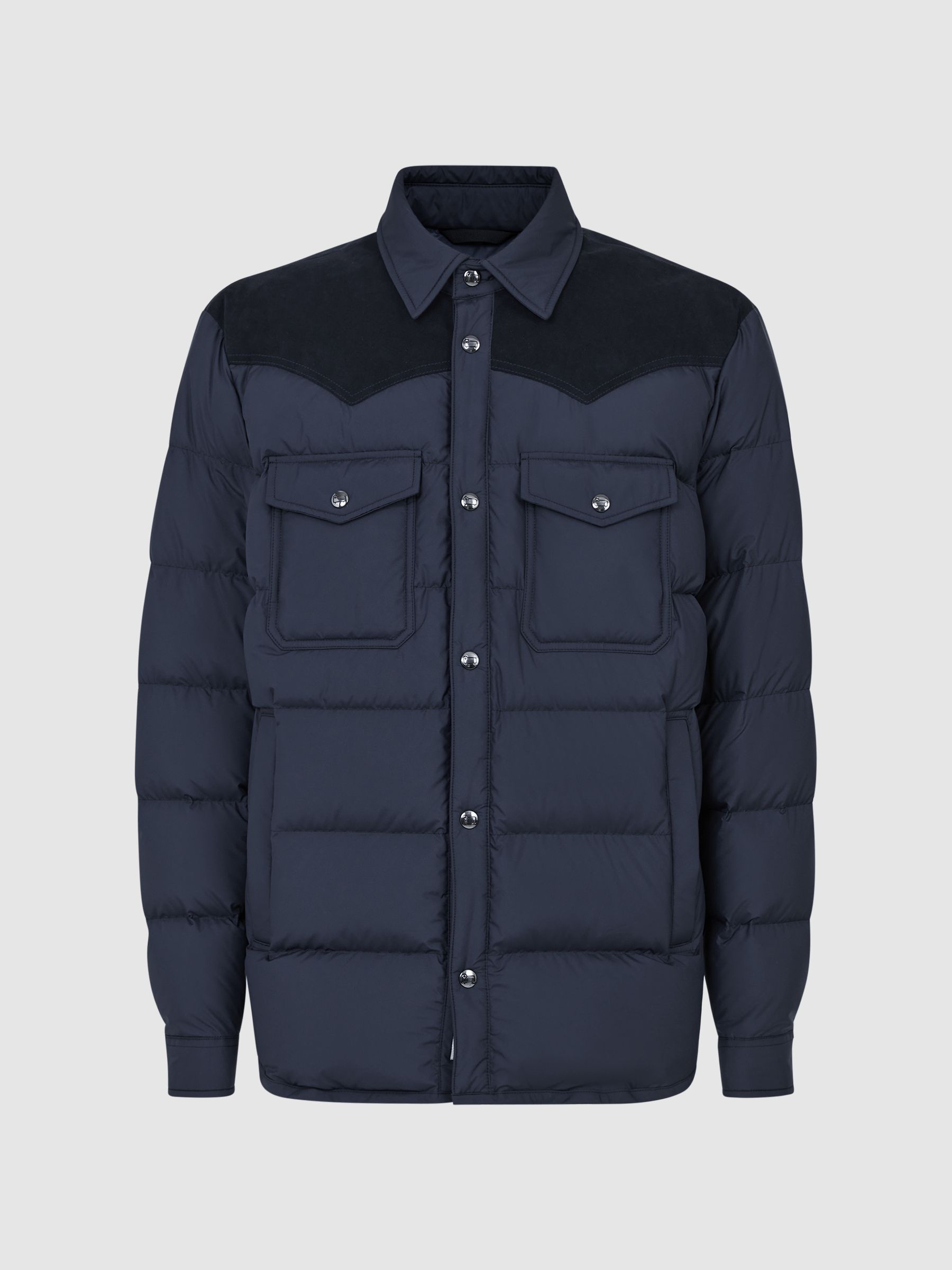Woolrich Padded Jacket in Melton Blue - Image 2 of 7