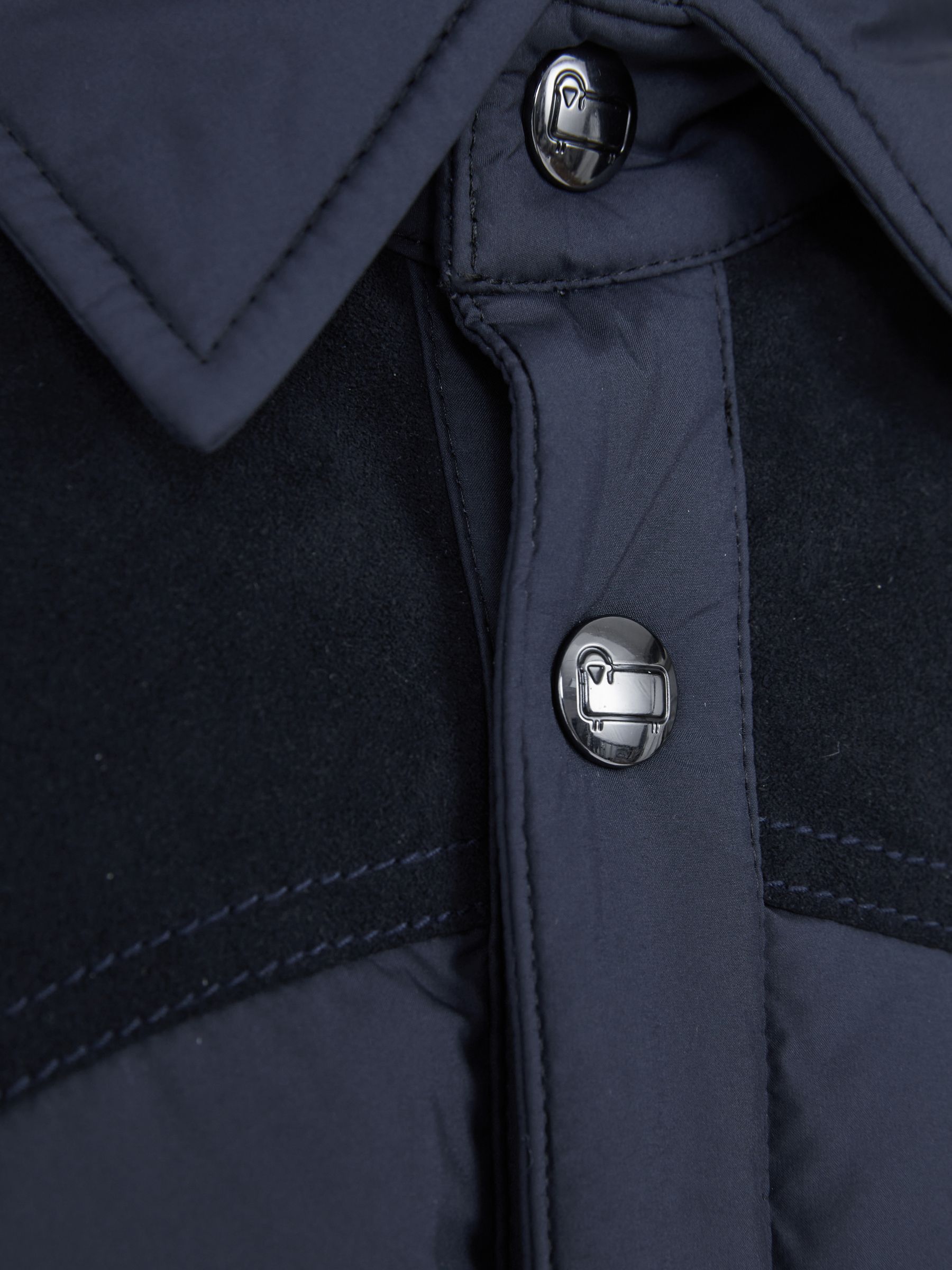 Woolrich Padded Jacket in Melton Blue - Image 6 of 7
