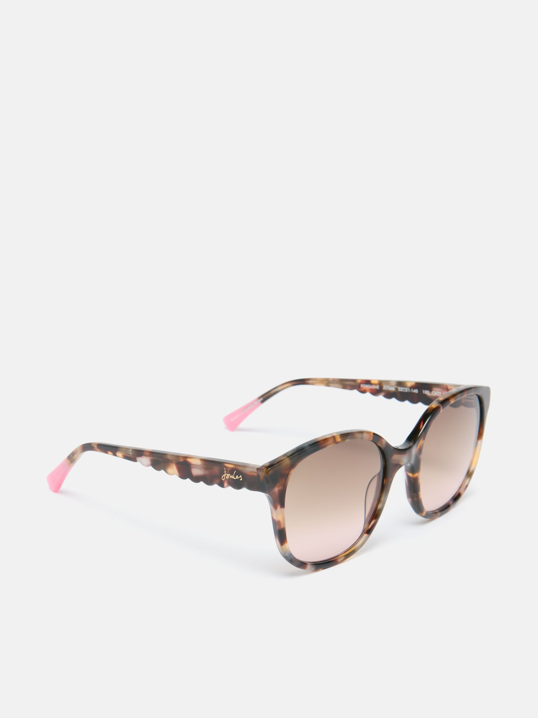 Tortoiseshell Square Rimmed Sunglasses | Joules