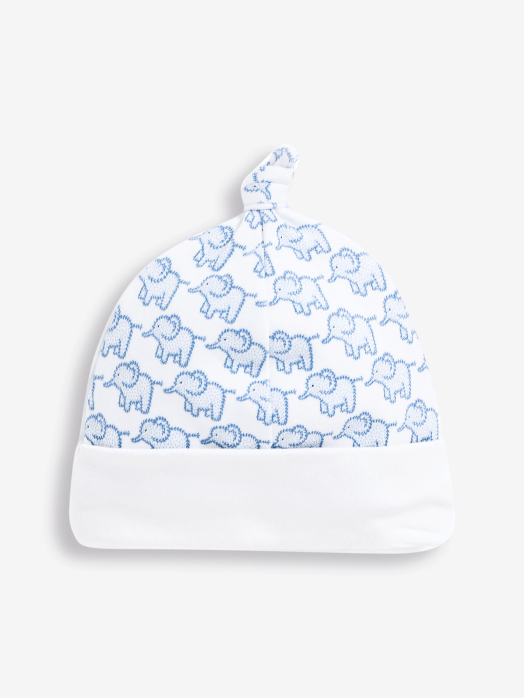 Blue Little Elephant Cotton Baby Hat - Image 1 of 2