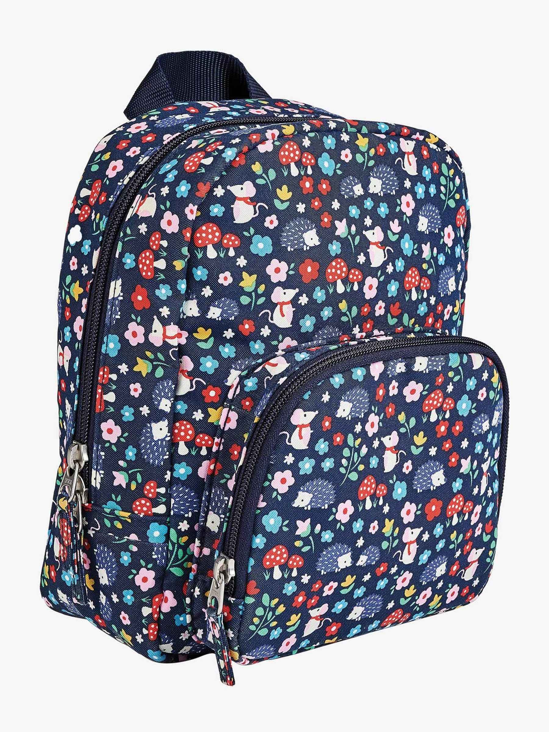 JoJo Woodland Print Toddler Rucksack in Blue - Image 1 of 3