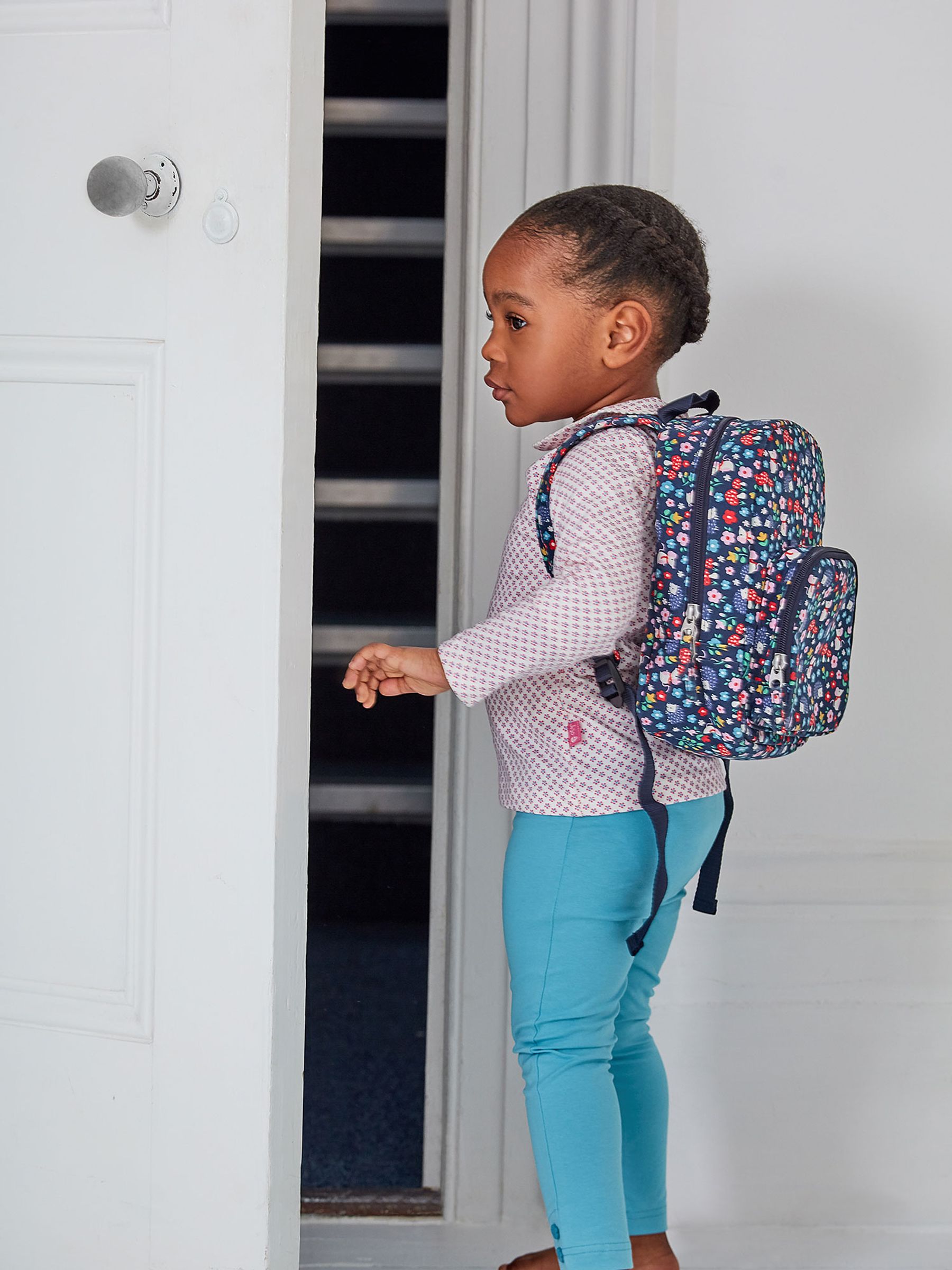 JoJo Woodland Print Toddler Rucksack in Blue - Image 3 of 3