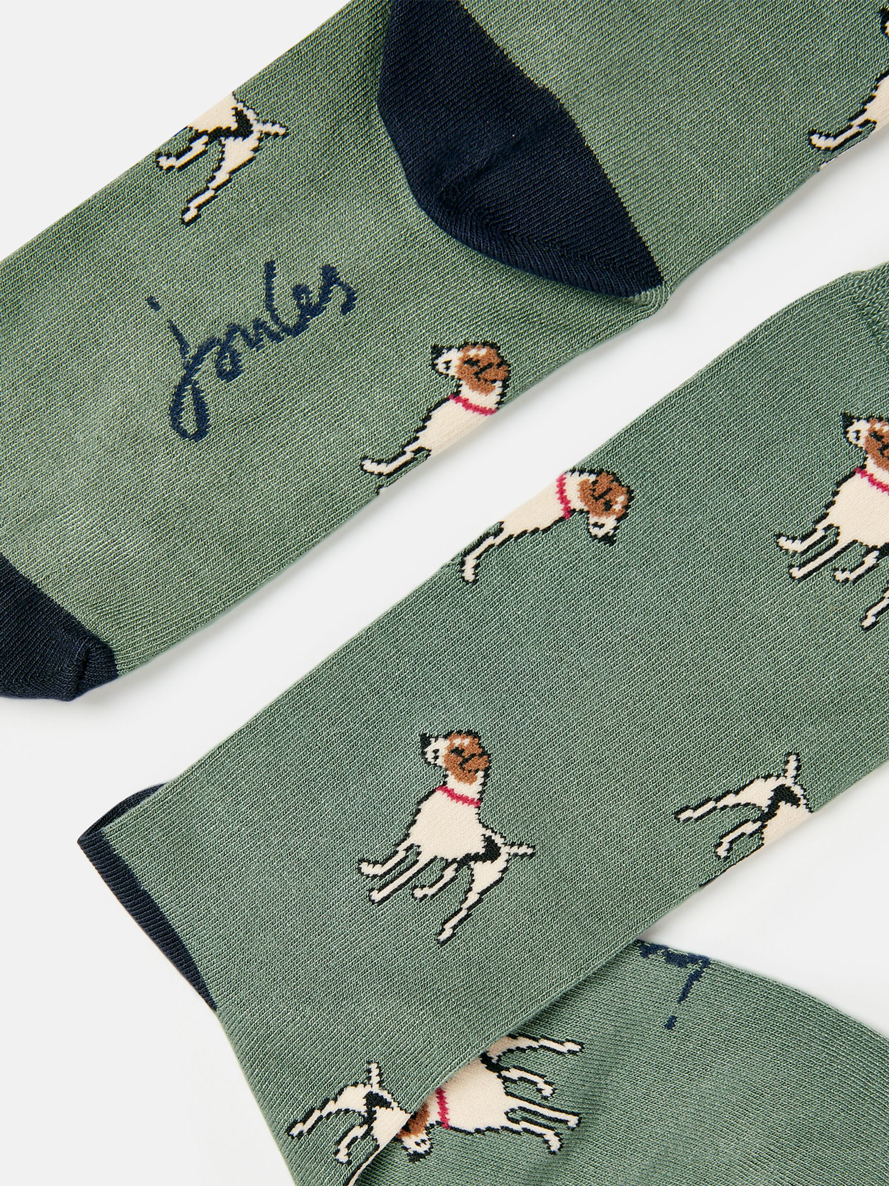 Excellent Everyday Green Dog Ankle Socks - Image 2 of 8 Excellent Everyday Green Dog Ankle Socks - Image 2 of 8