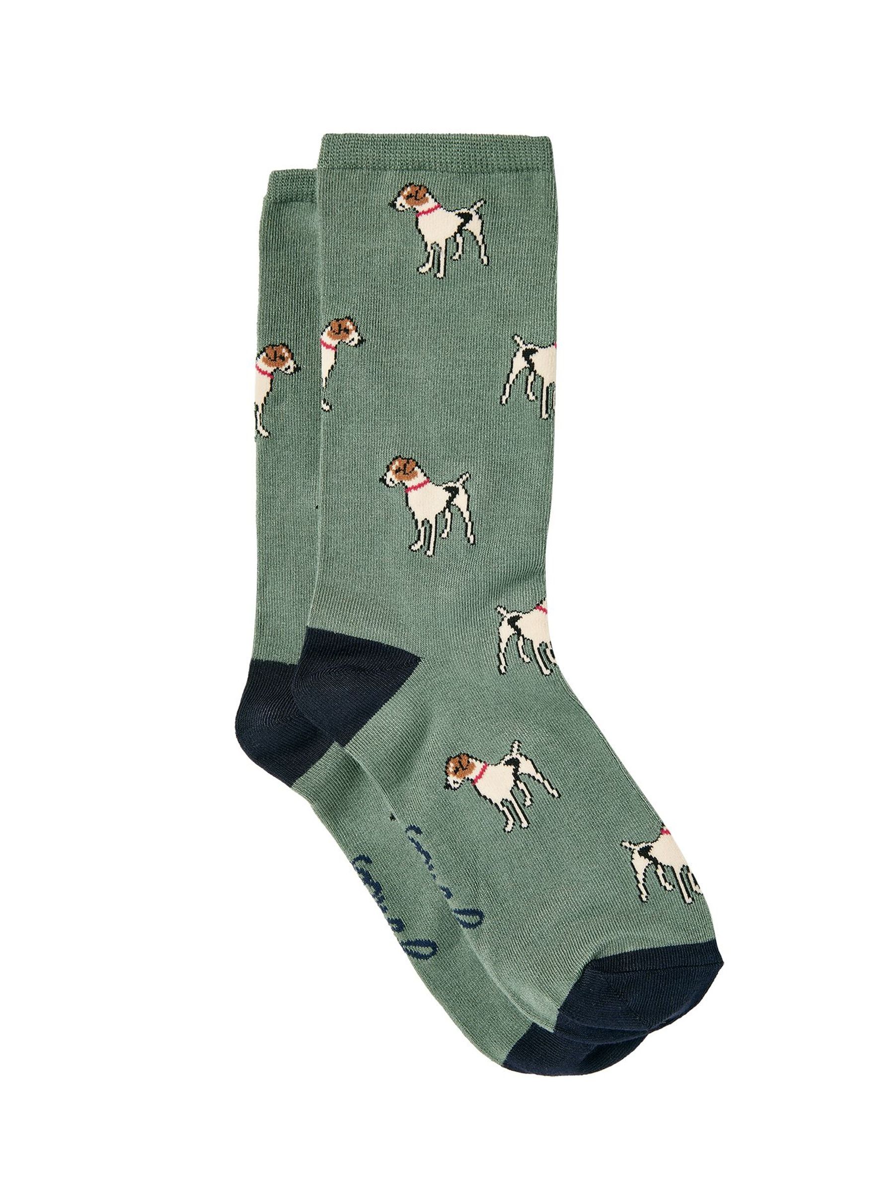 Excellent Everyday Green Dog Ankle Socks - Image 5 of 8