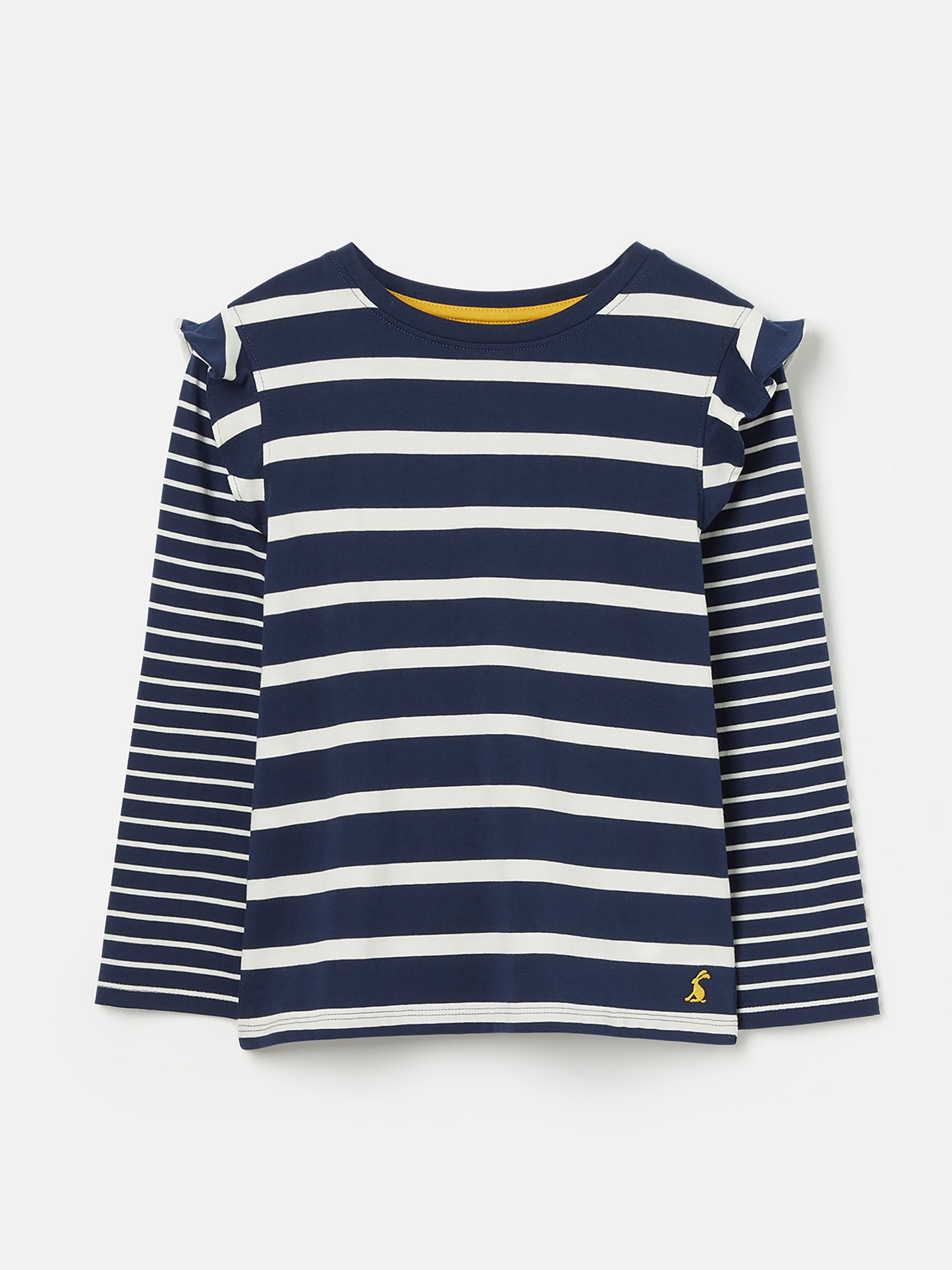 Elora Navy Blue Long Sleeve Jersey Top - Image 1 of 5