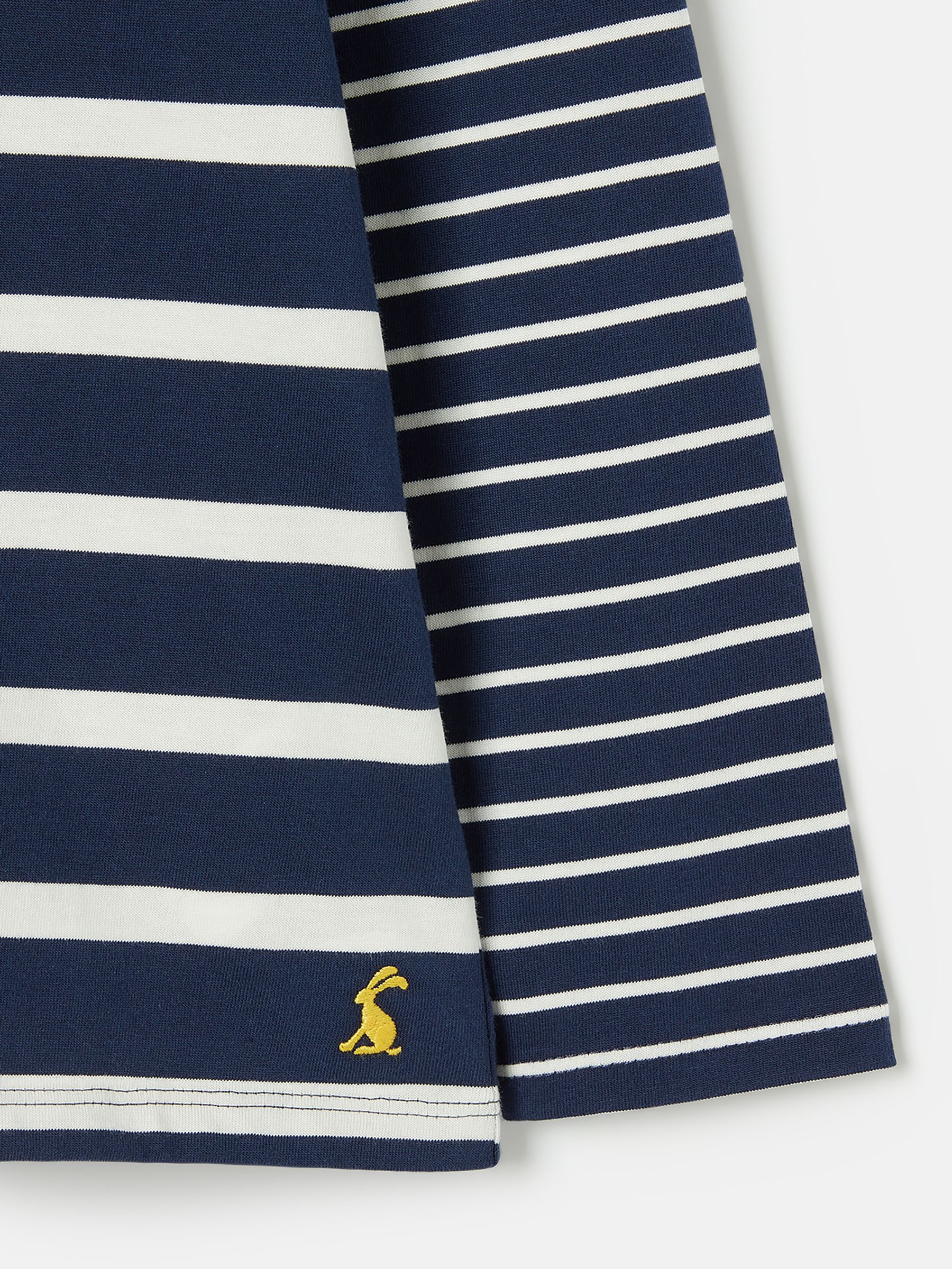 Elora Navy Blue Long Sleeve Jersey Top - Image 4 of 5