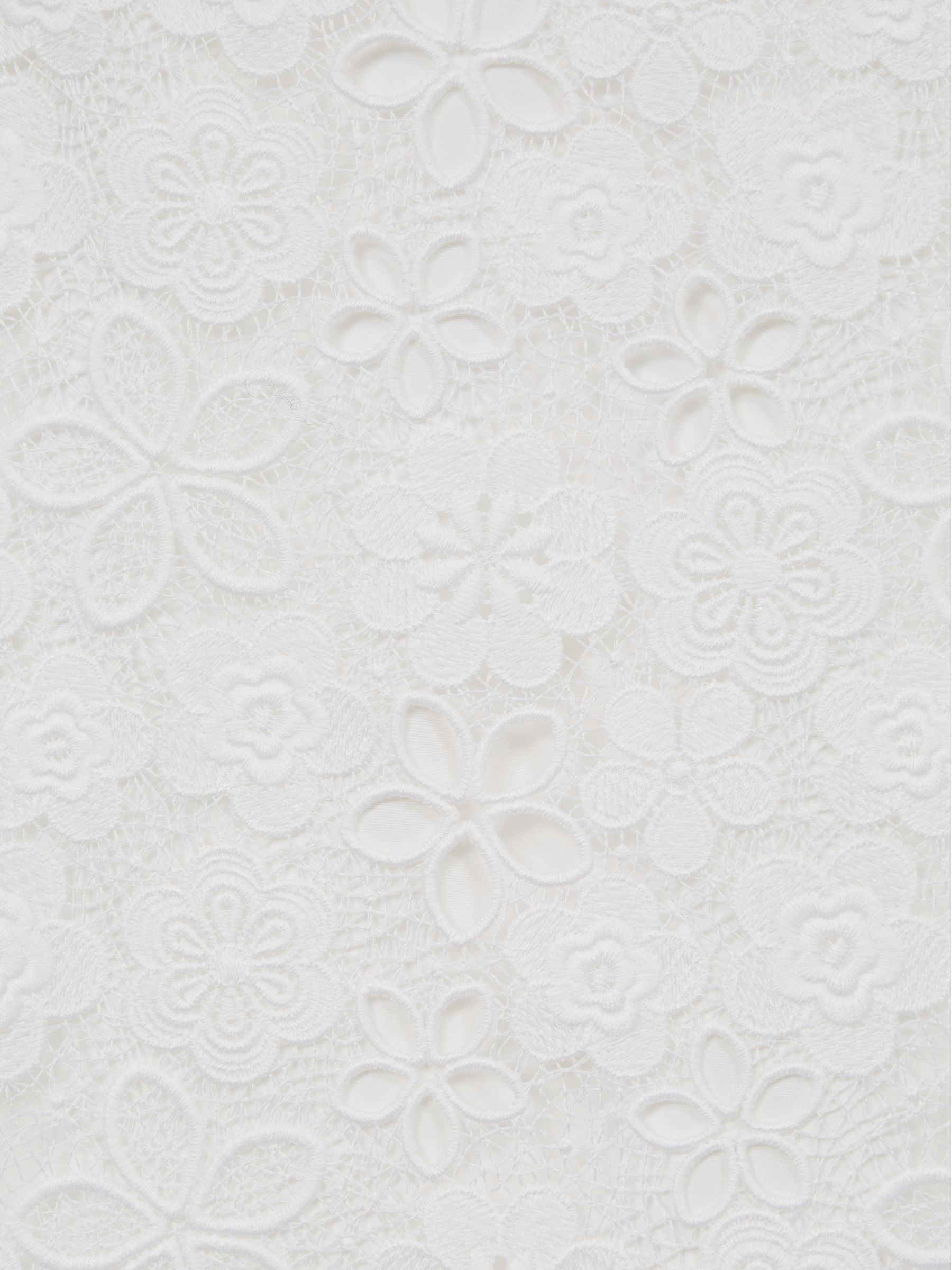 9-12 yrs Lace T-Shirt Dress in Ivory - Image 7 of 7
