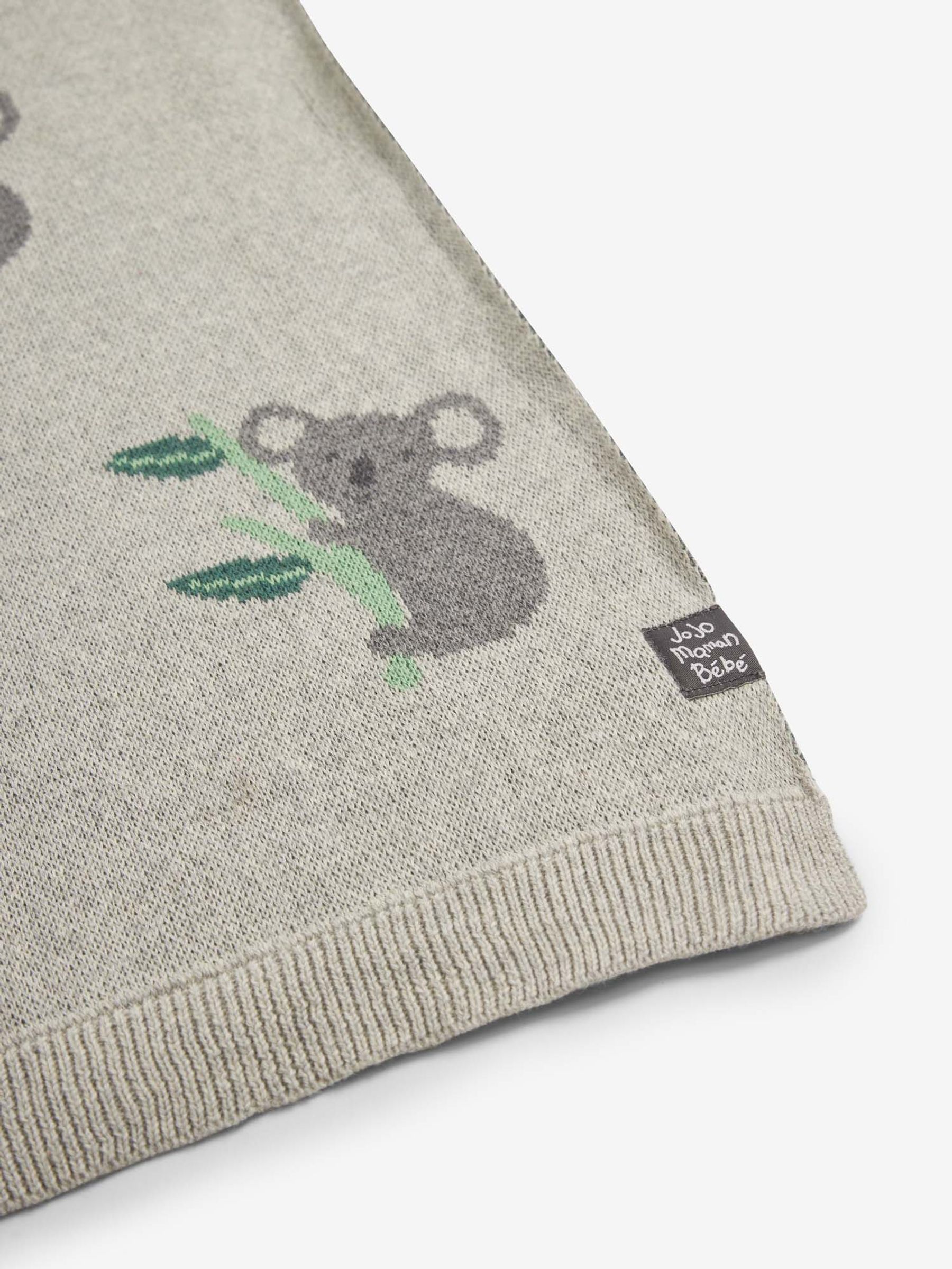 Grey Koala Knit Shawl - Image 4 of 4