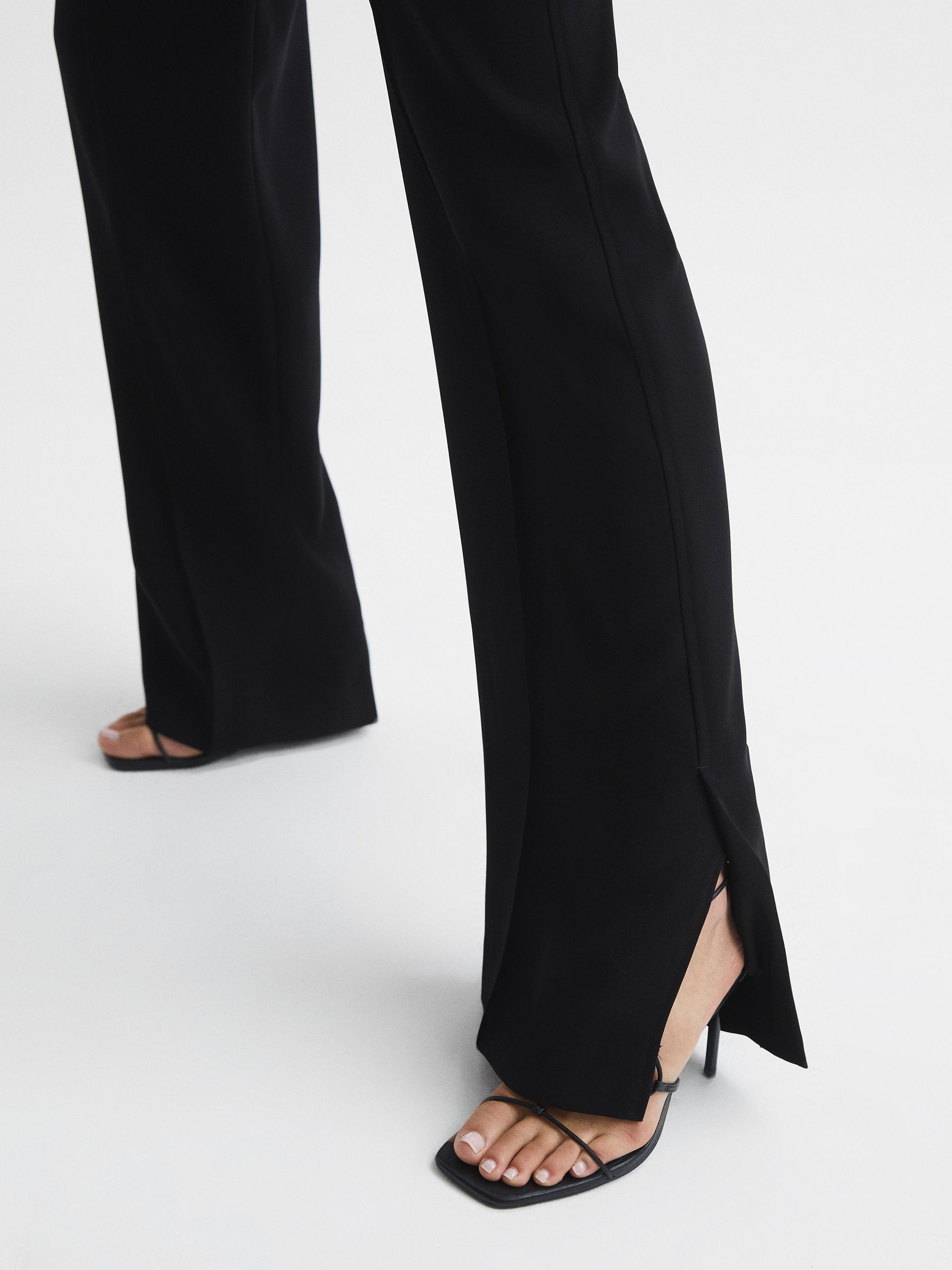Wide Leg Trousers in Black - Image 4 of 6