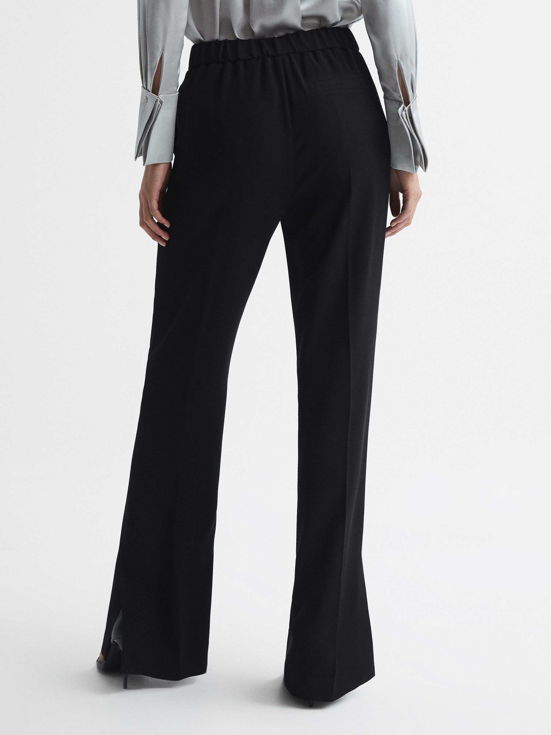 Wide Leg Trousers in Black - Image 5 of 6