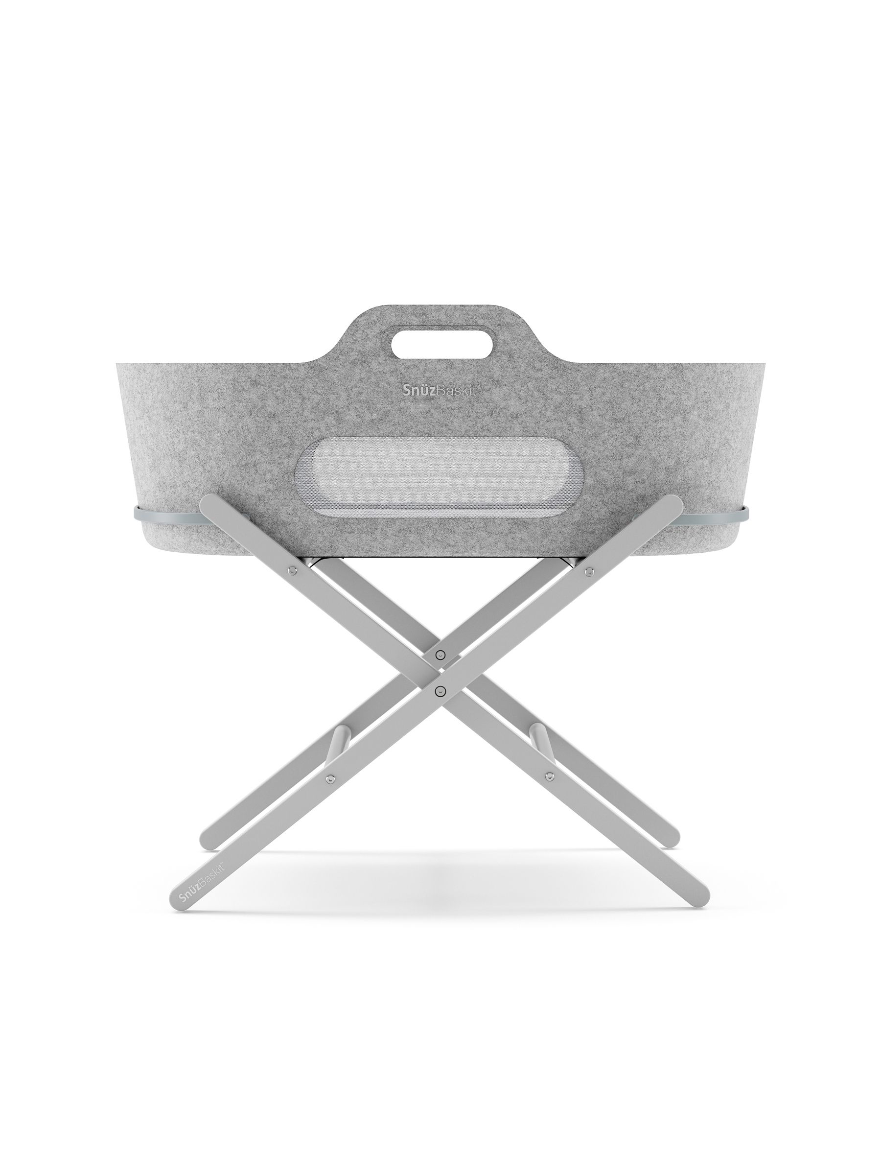 Snuz Light Grey Baskit Moses Basket & Stand Set - Image 2 of 6