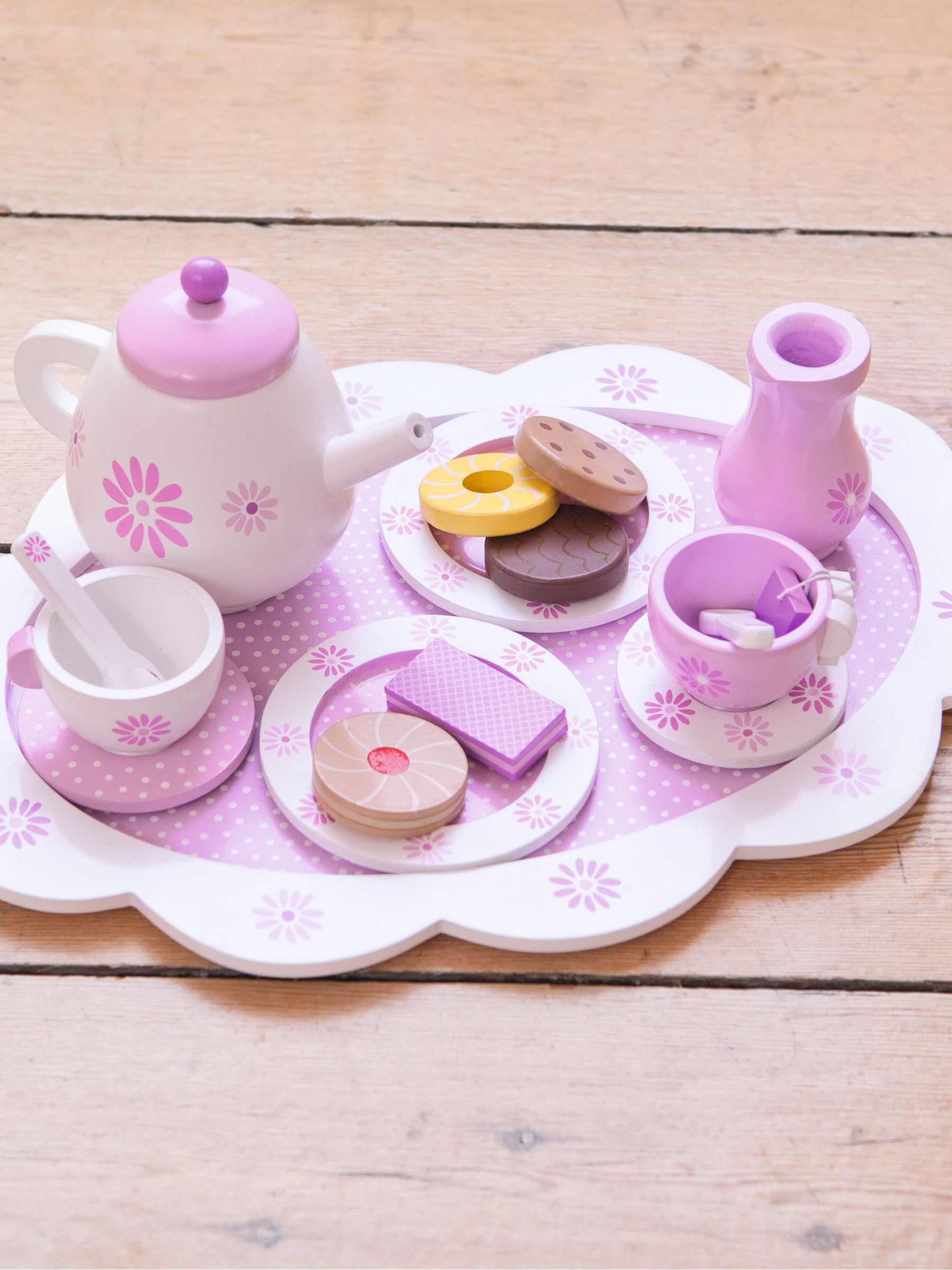 Pretty Wooden Tea Set | JoJo Maman Bébé