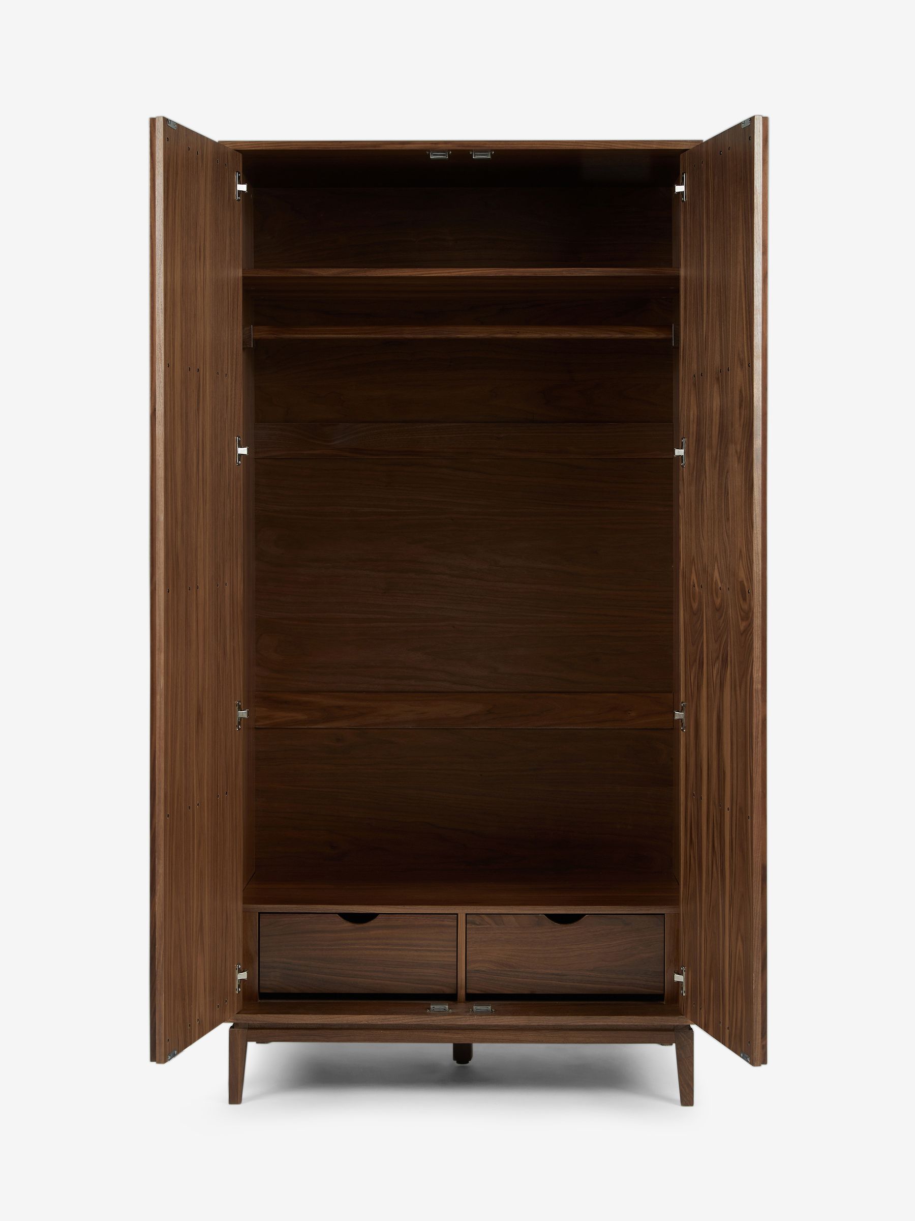 Jasper Conran London Brown Belgrave Walnut Wardrobe - Image 4 of 8