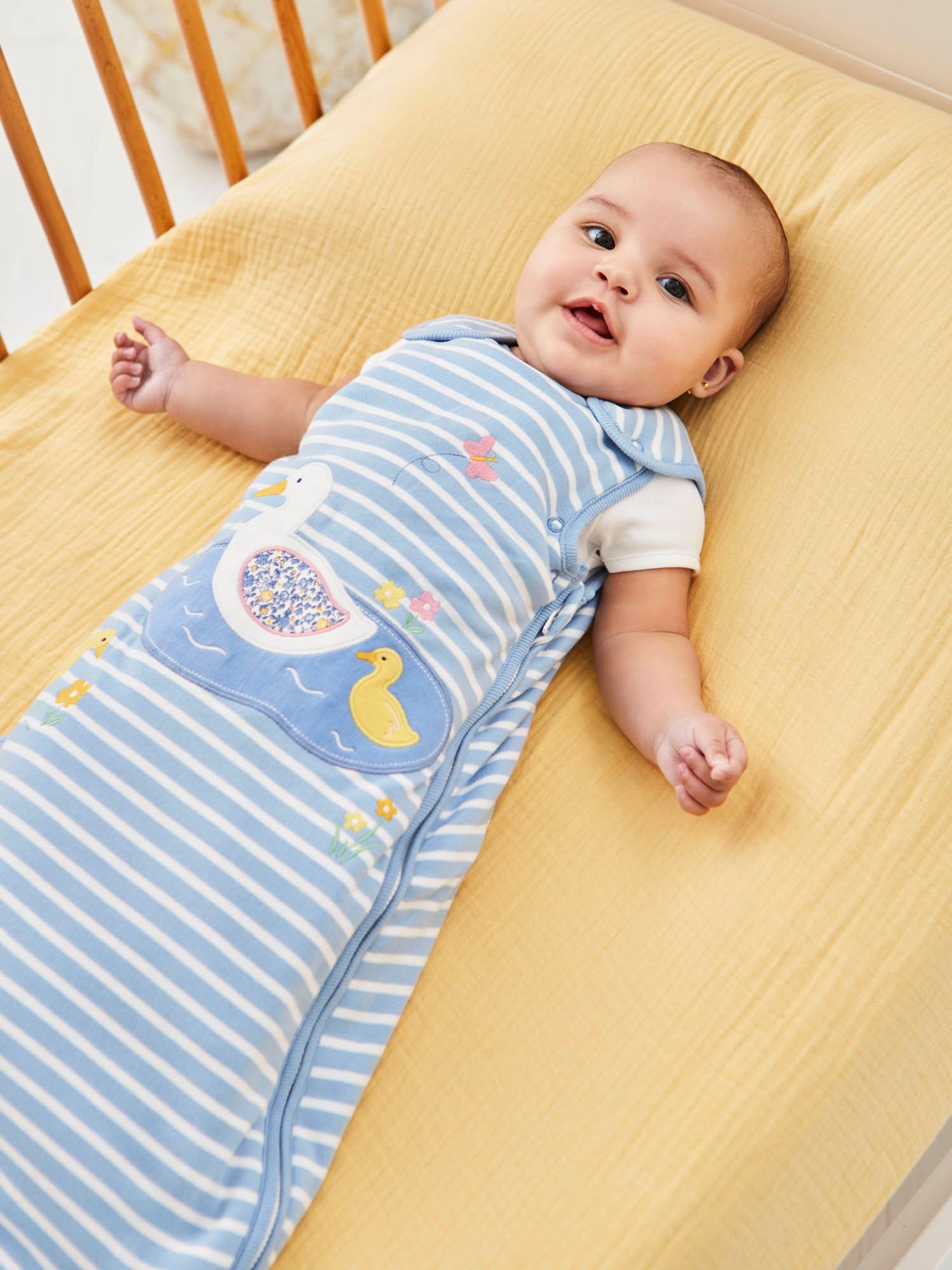 Blue Duck Appliqué 2.5 Tog Baby Sleeping Bag - Image 1 of 3
