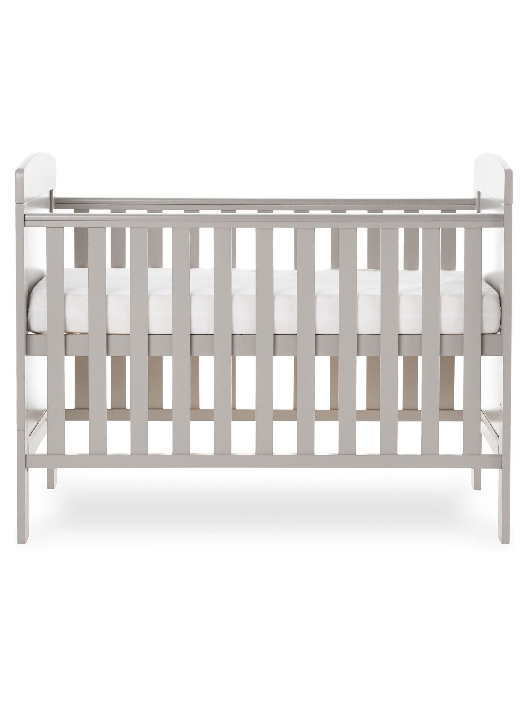 Obaby Grace Warm Grey Mini Cot Bed - Image 3 of 4