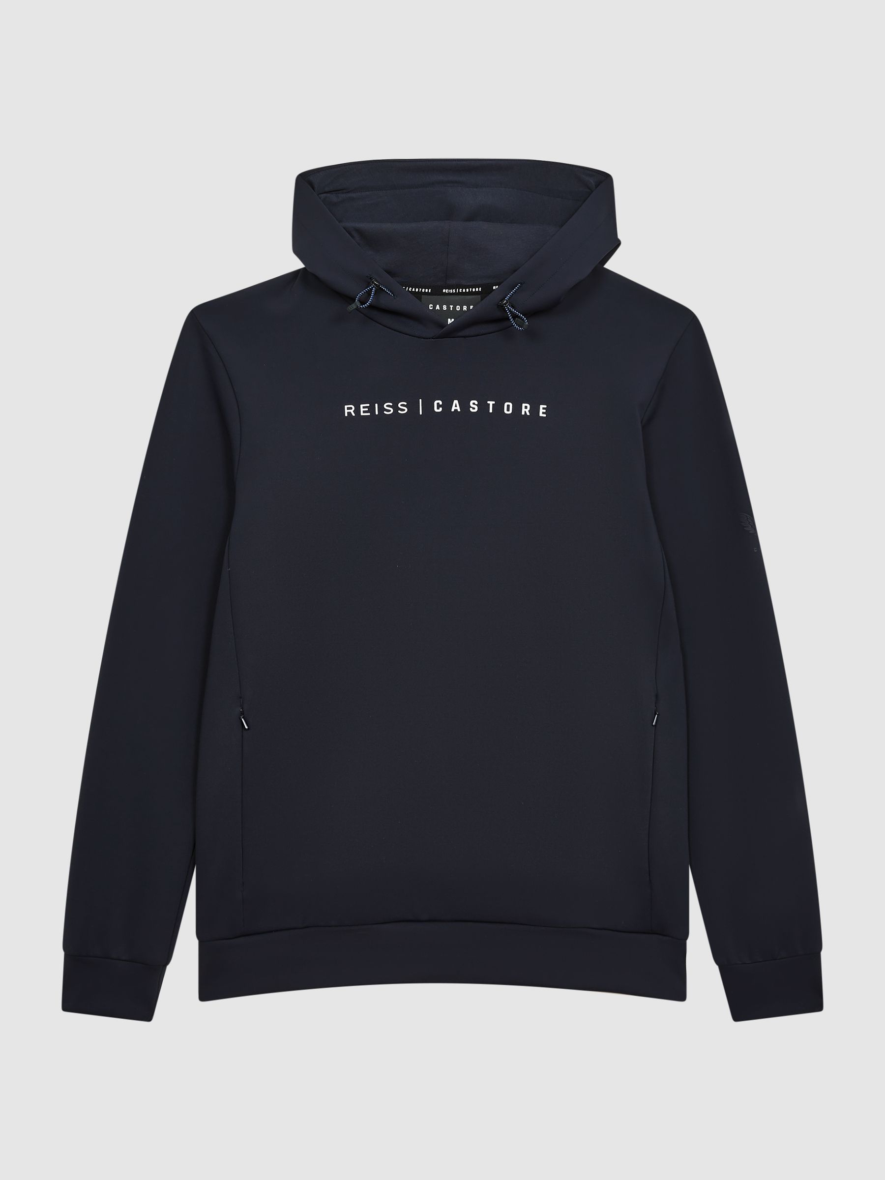 Castore Weatherproof Hoodie in Navy - Image 2 of 8 Castore Weatherproof Hoodie in Navy - Image 2 of 8