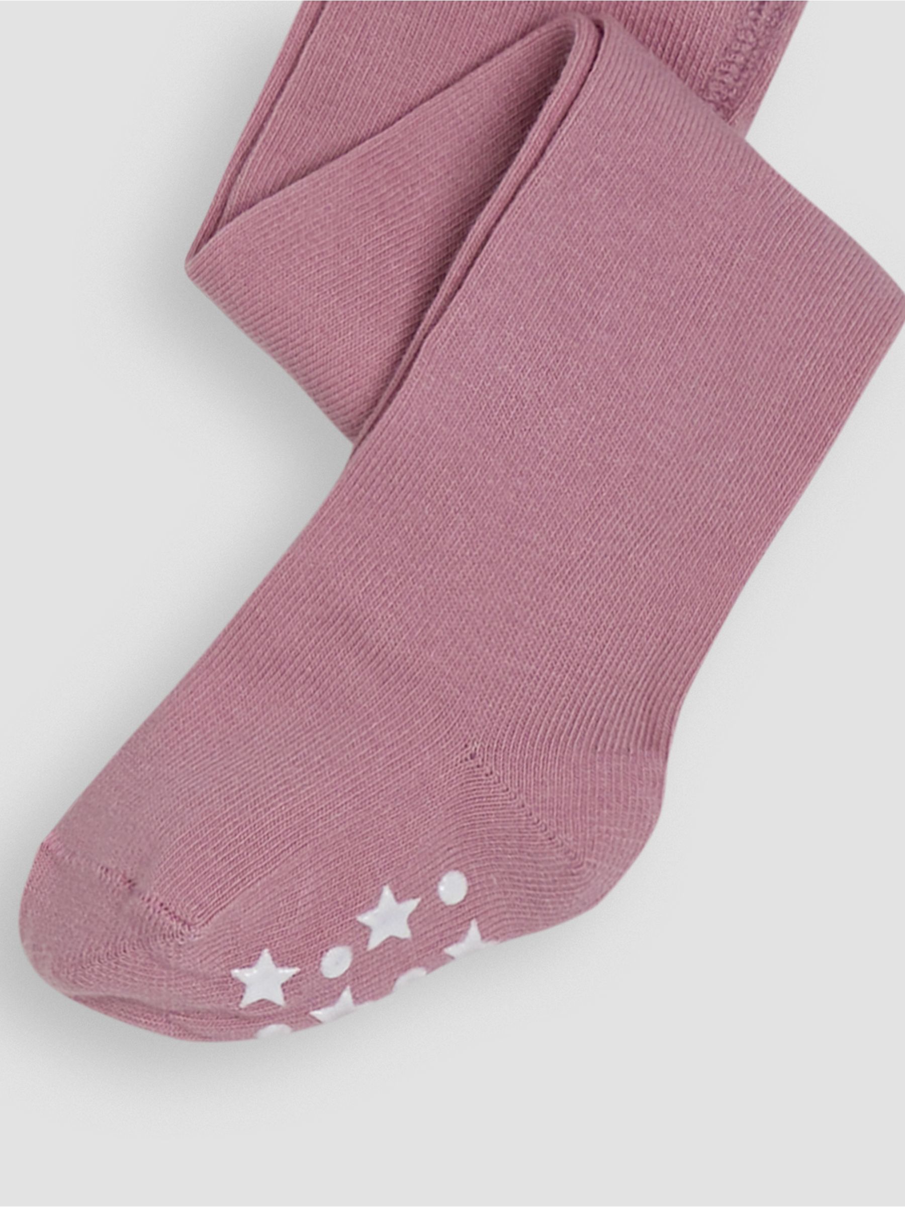 Dusky Pink Cotton Rich Tights - Image 3 of 3