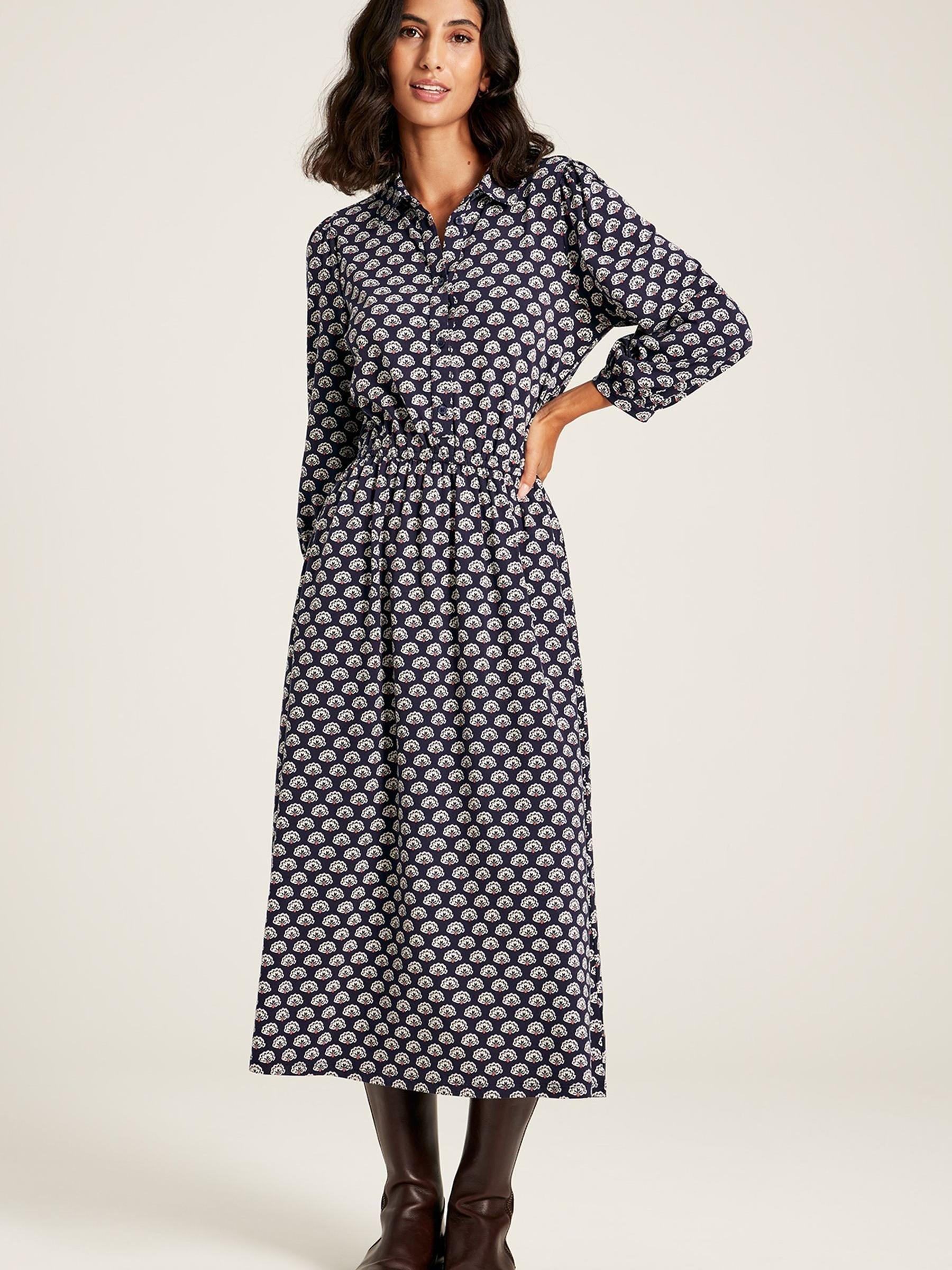 Hazel Blue Jersey Shirt Dress - Image 1 of 6