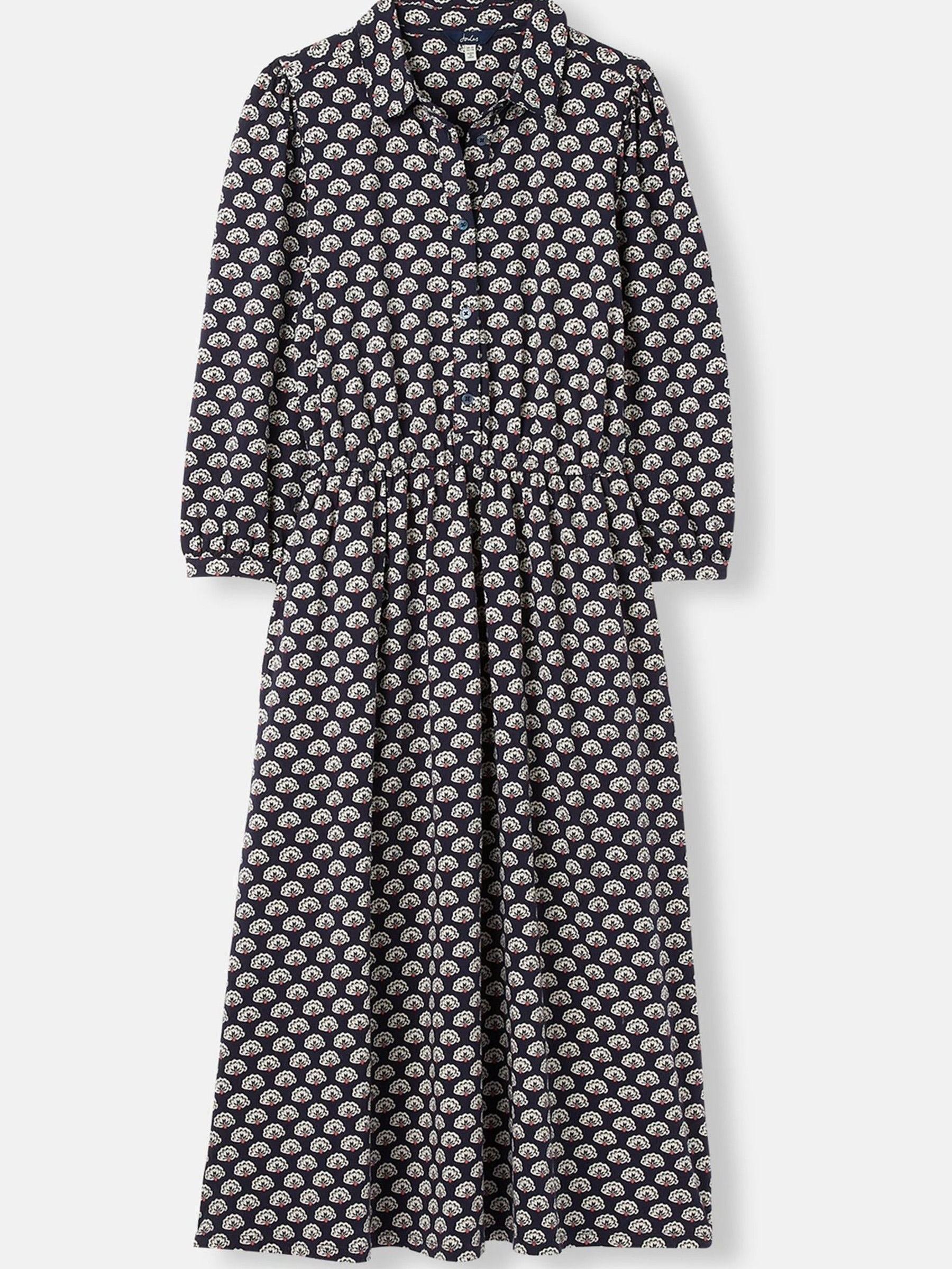 Hazel Blue Jersey Shirt Dress - Image 6 of 6