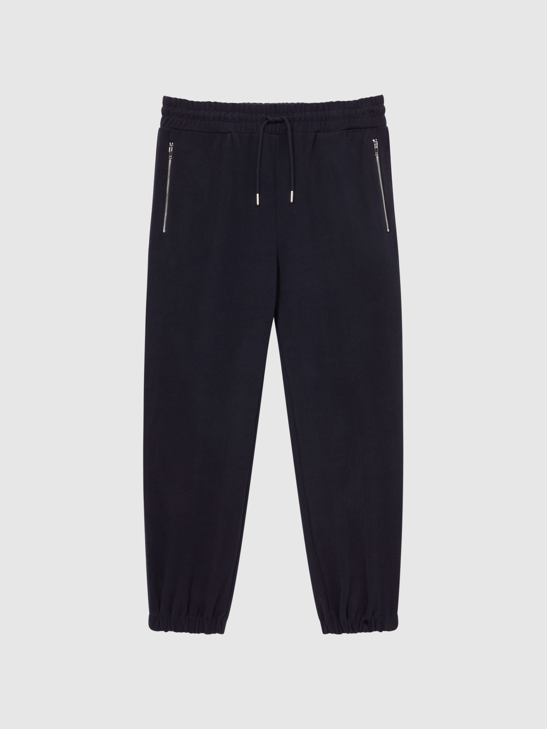 Micro Fleece Joggers in Navy - Image 2 of 5