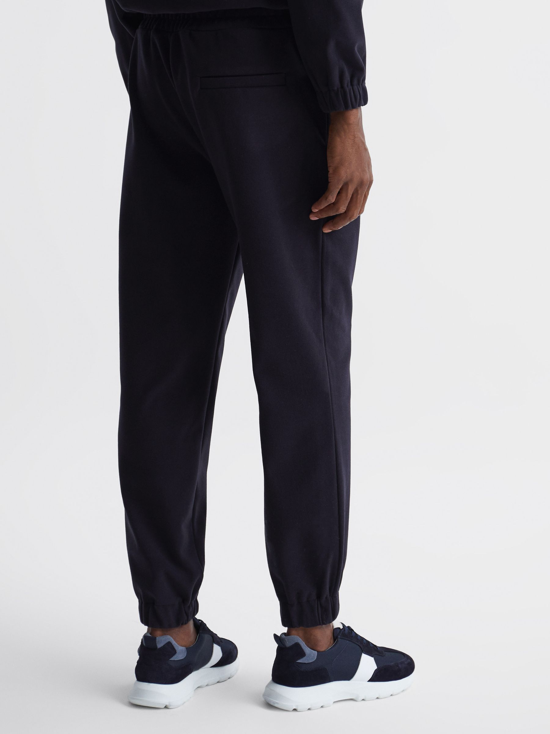 Micro Fleece Joggers in Navy - Image 5 of 5