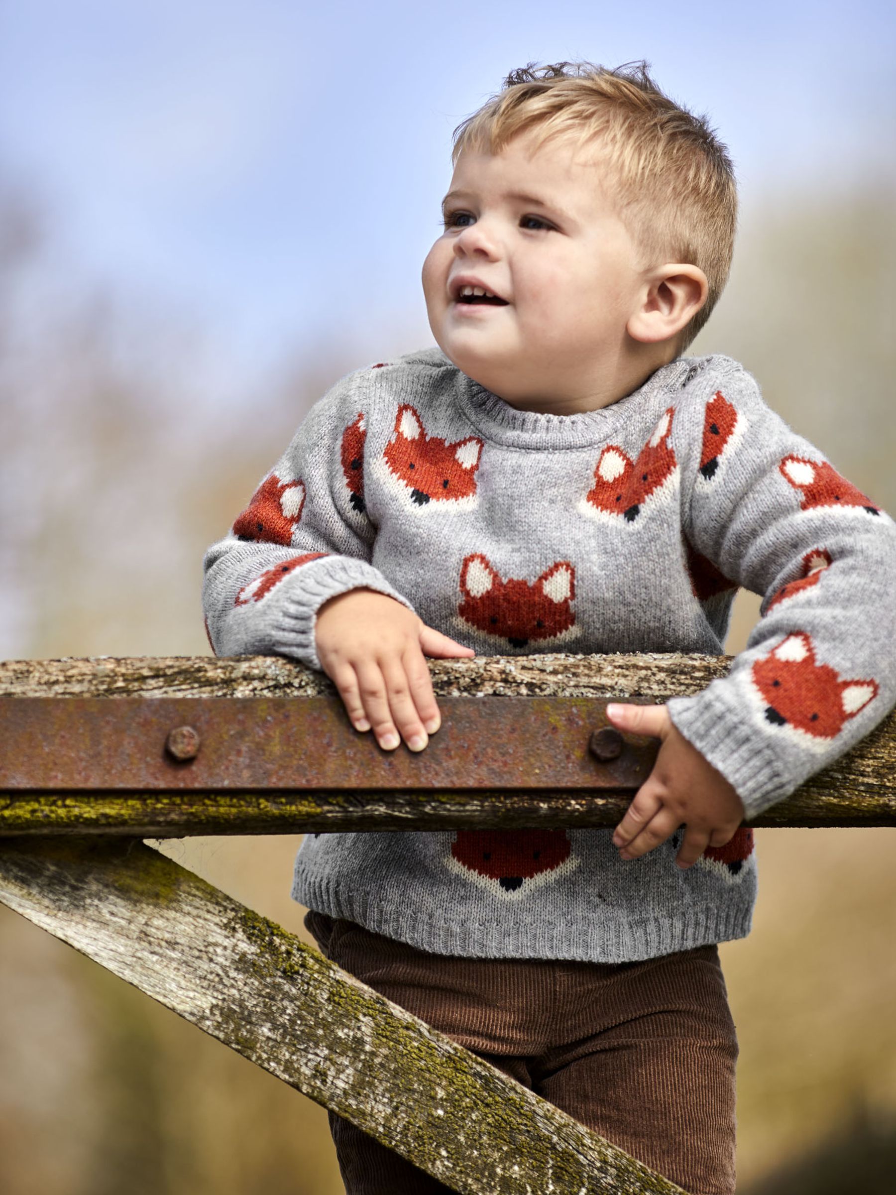 Marl Grey Fox Jumper - Image 1 of 4