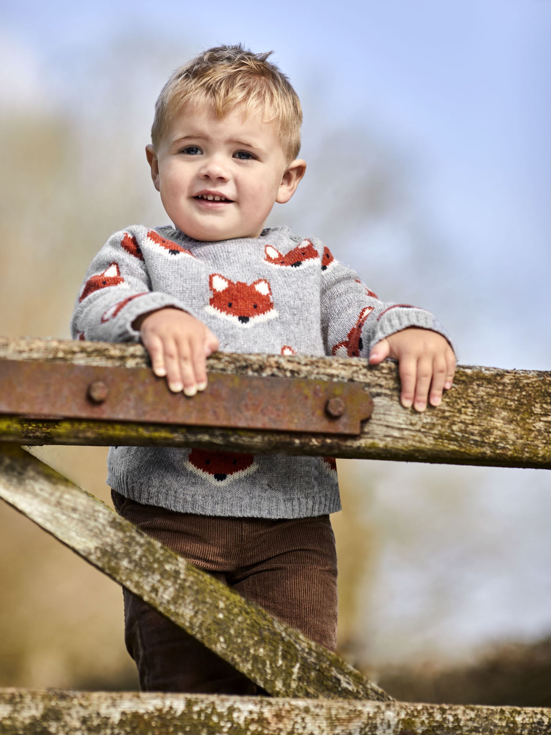 Marl Grey Fox Jumper - Image 2 of 4
