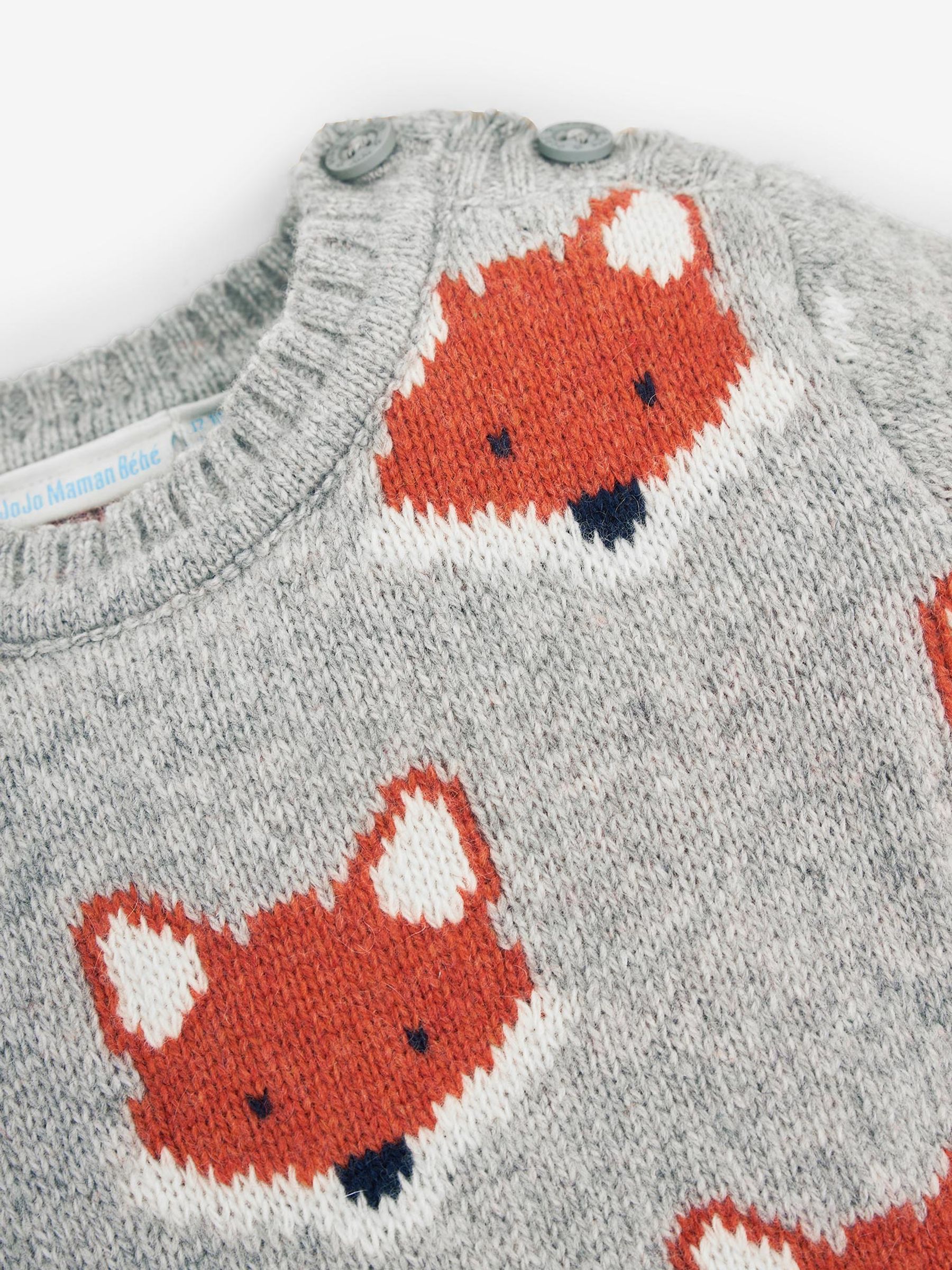 Marl Grey Fox Jumper - Image 4 of 4