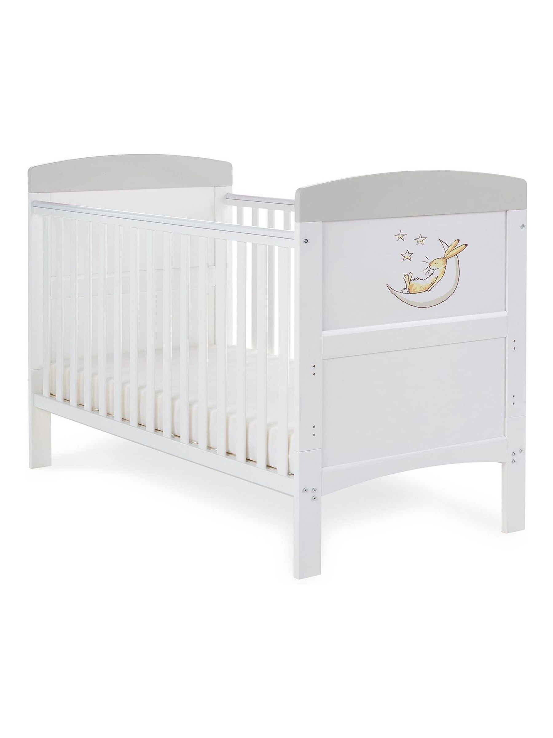 Obaby Grey Grace Inspire Cot Bed - Image 1 of 4