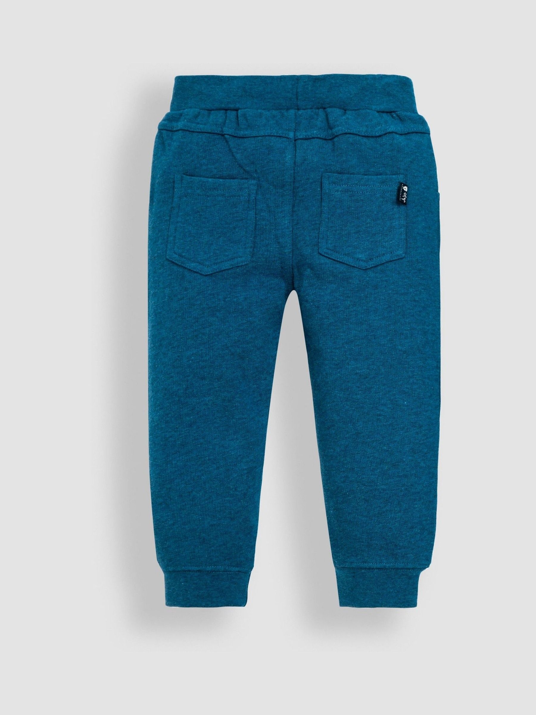 Navy Blue & Indigo Blue 100% Cotton Joggers 2 Pack - Image 5 of 6