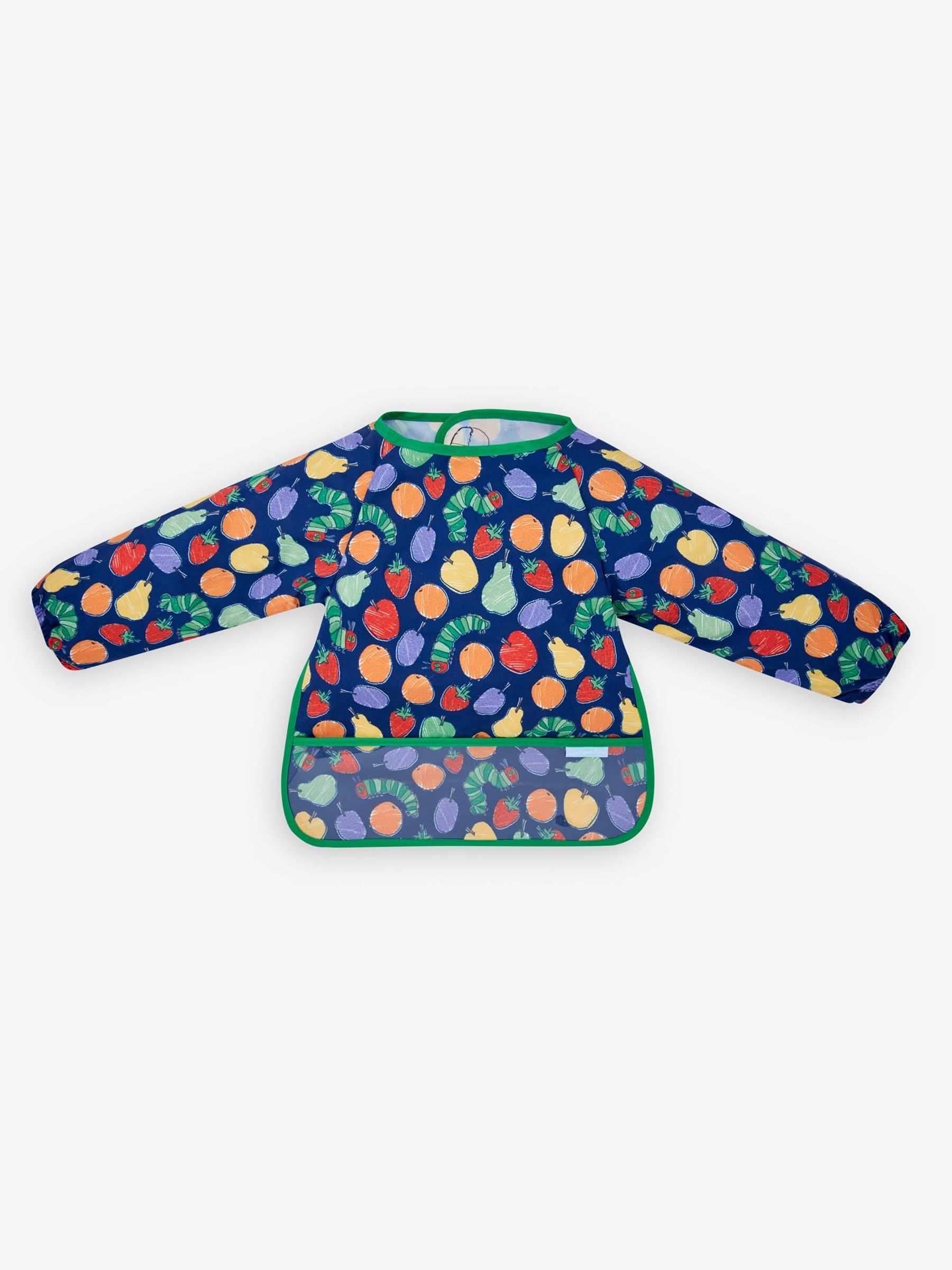 The Very Hungry Caterpillar Deluxe Sleeved Bib in Multi - Image 3 of 3
