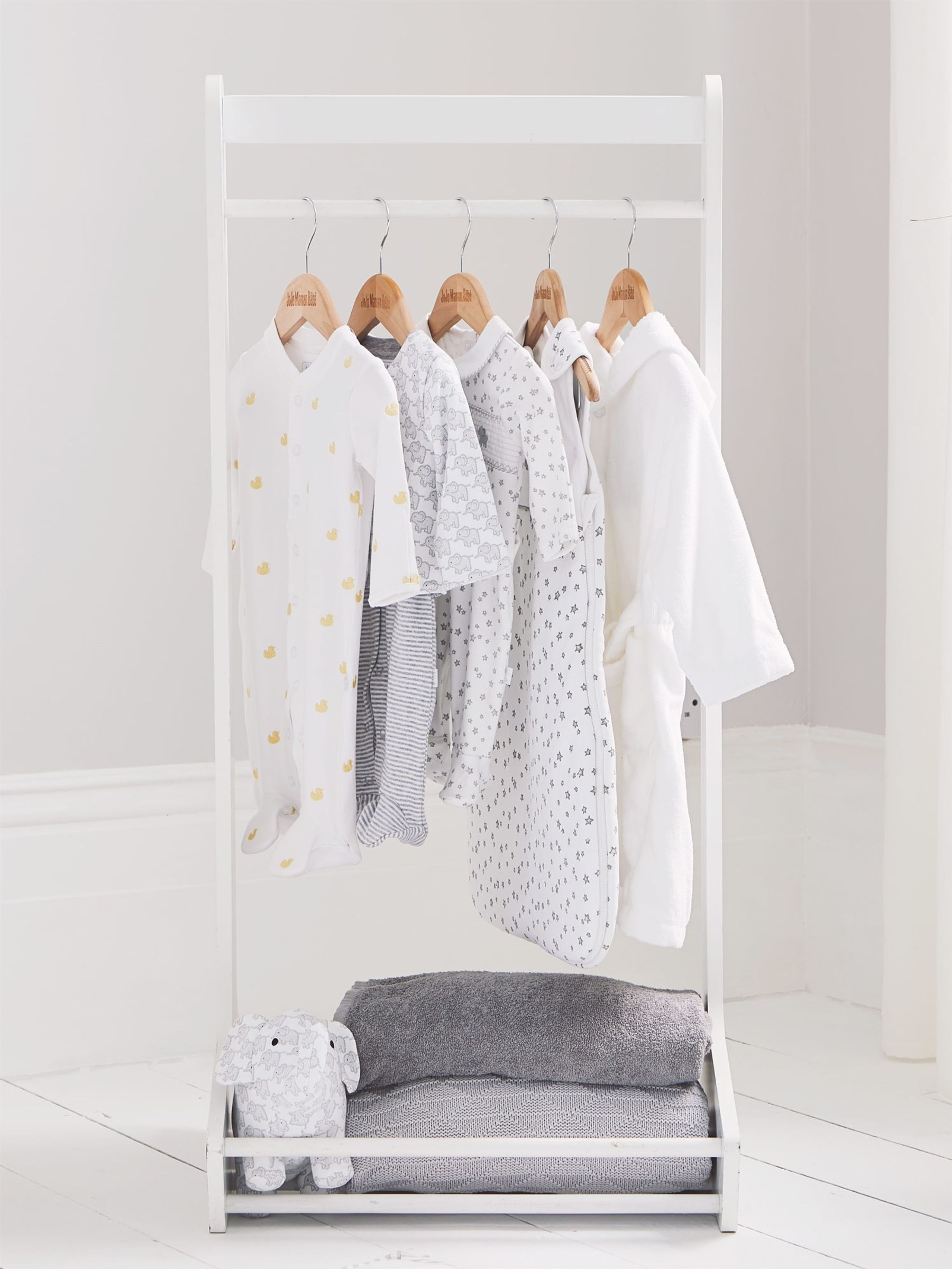 Clothes Rail in White JoJo Maman Bébé - Main Image