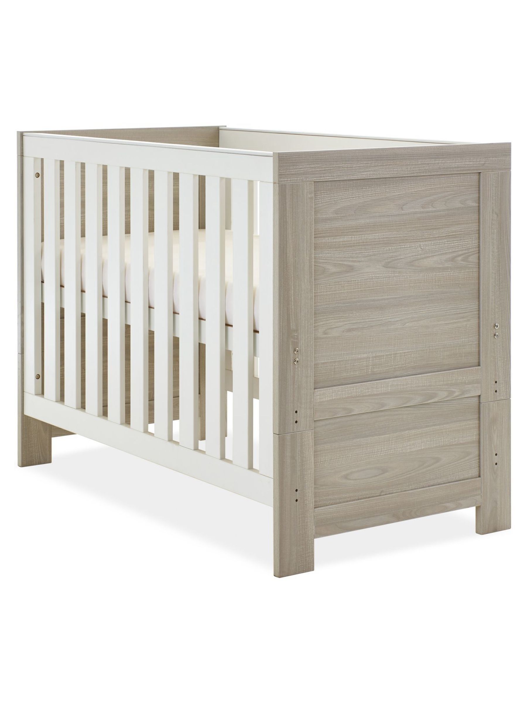 Obaby Grey Wash and White Nika Mini Nursery Furniture Set 2 Piece - Image 2 of 4