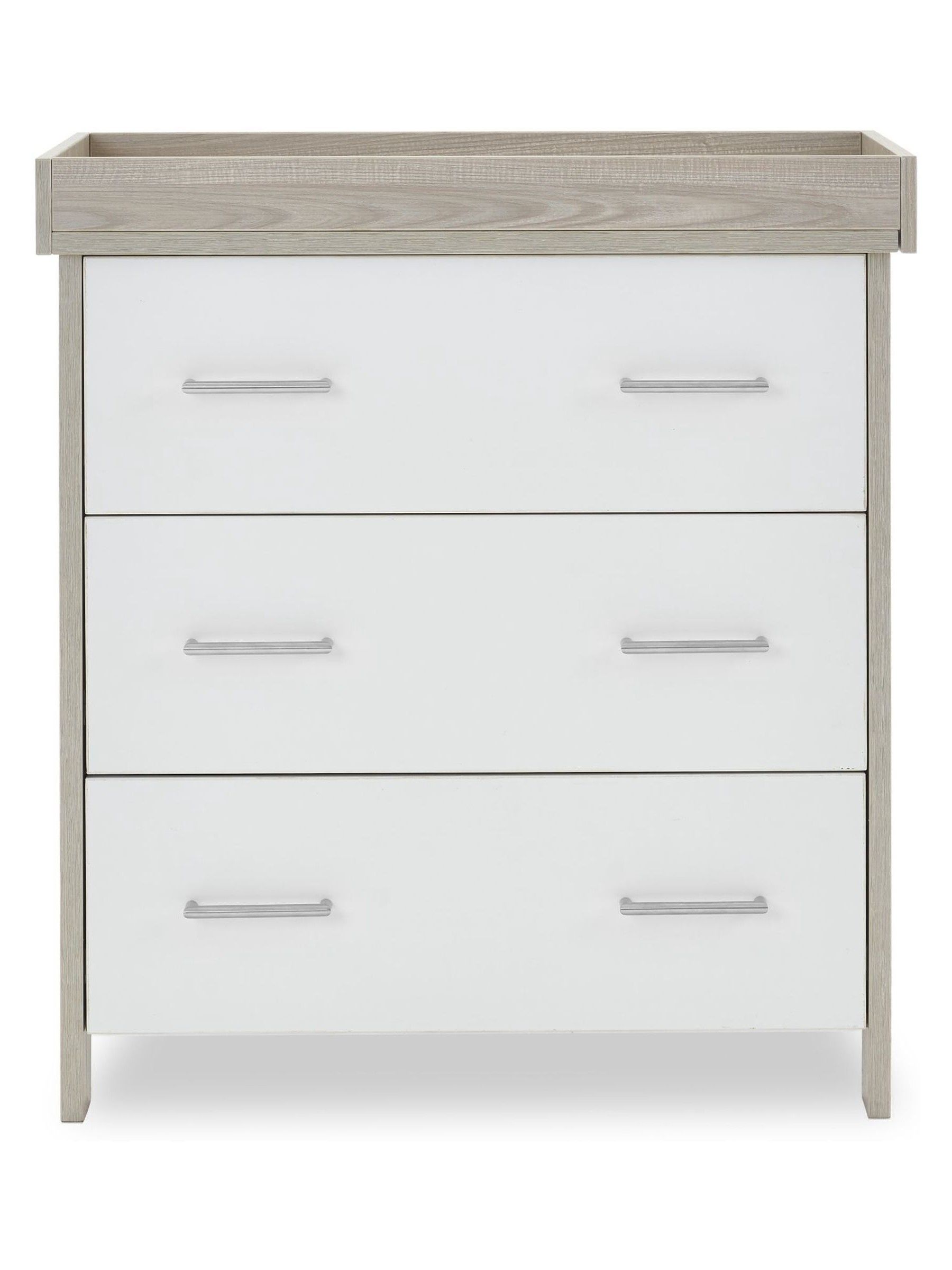 Obaby Grey Wash and White Nika Mini Nursery Furniture Set 2 Piece - Image 3 of 4