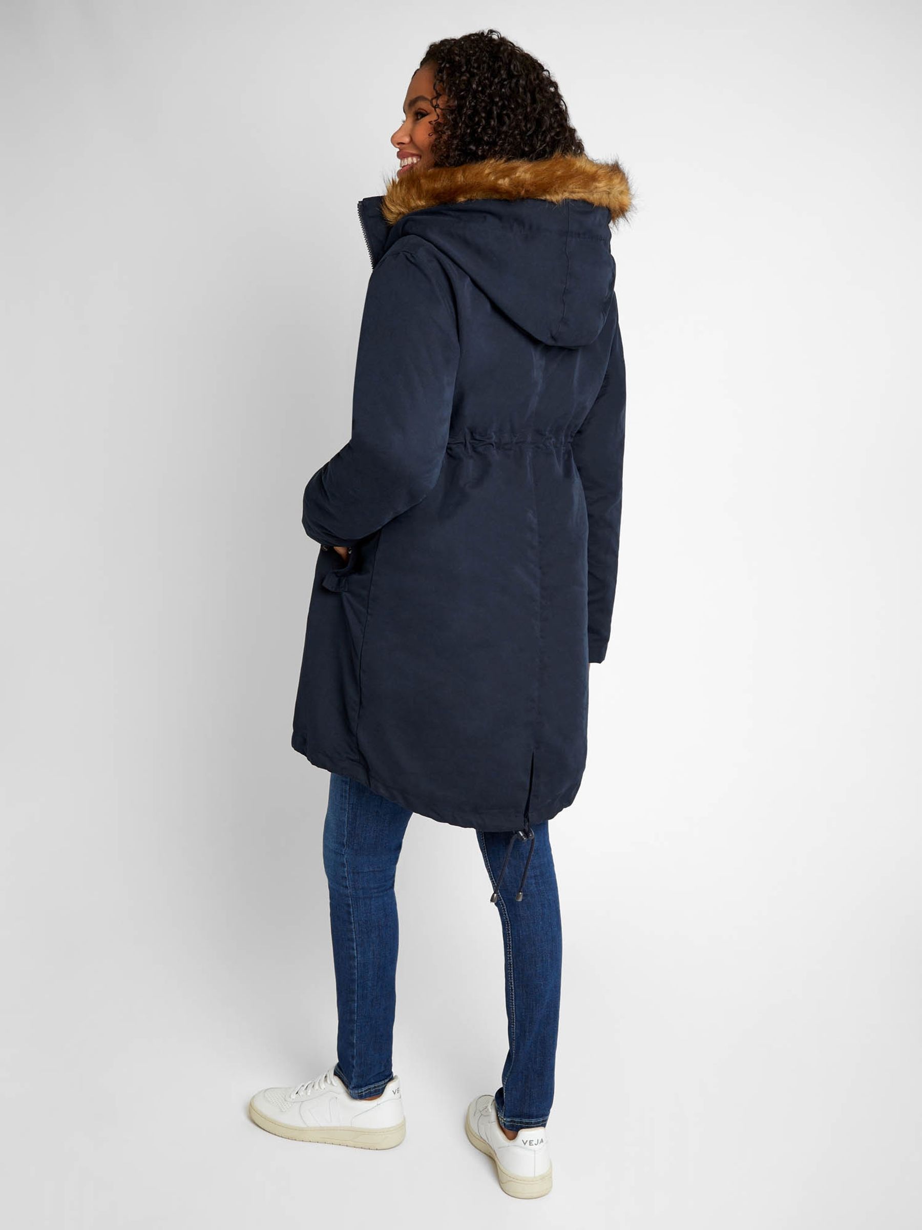 Navy Blue 5-in-1 All Seasons Maternity Parka - Image 2 of 10