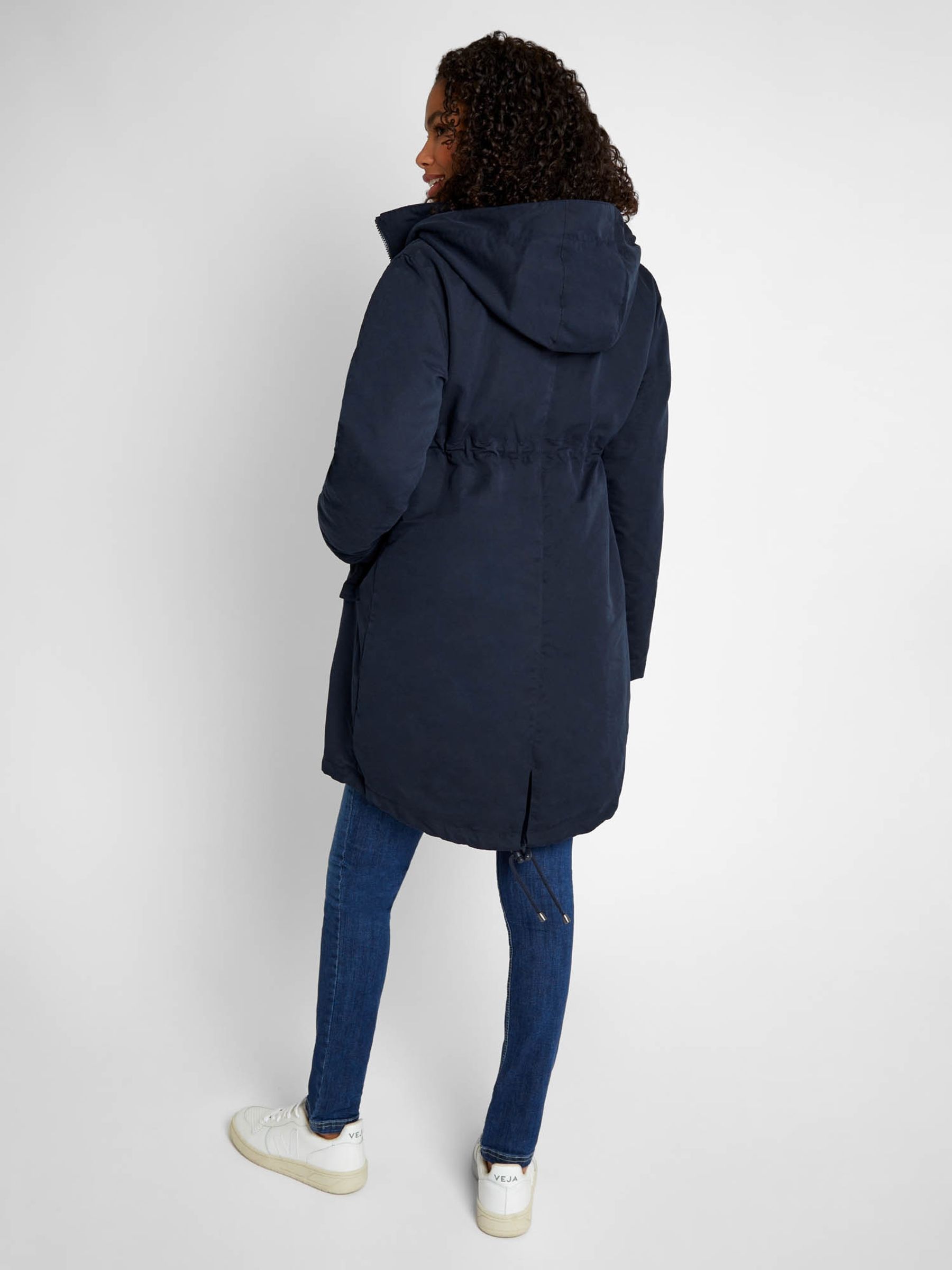 Navy Blue 5-in-1 All Seasons Maternity Parka - Image 6 of 10