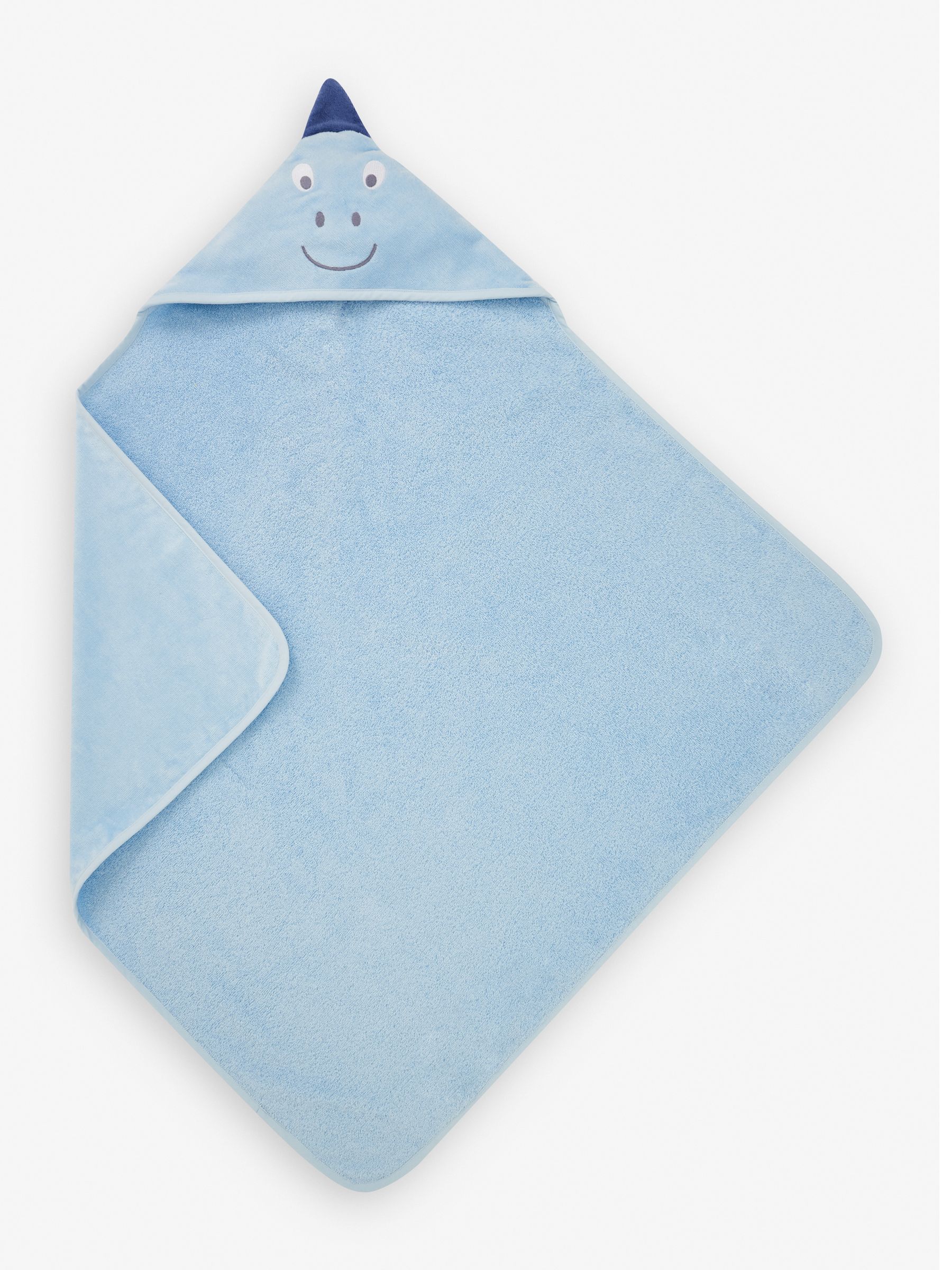 Blue Dino Character Hooded Towel - Image 2 of 4