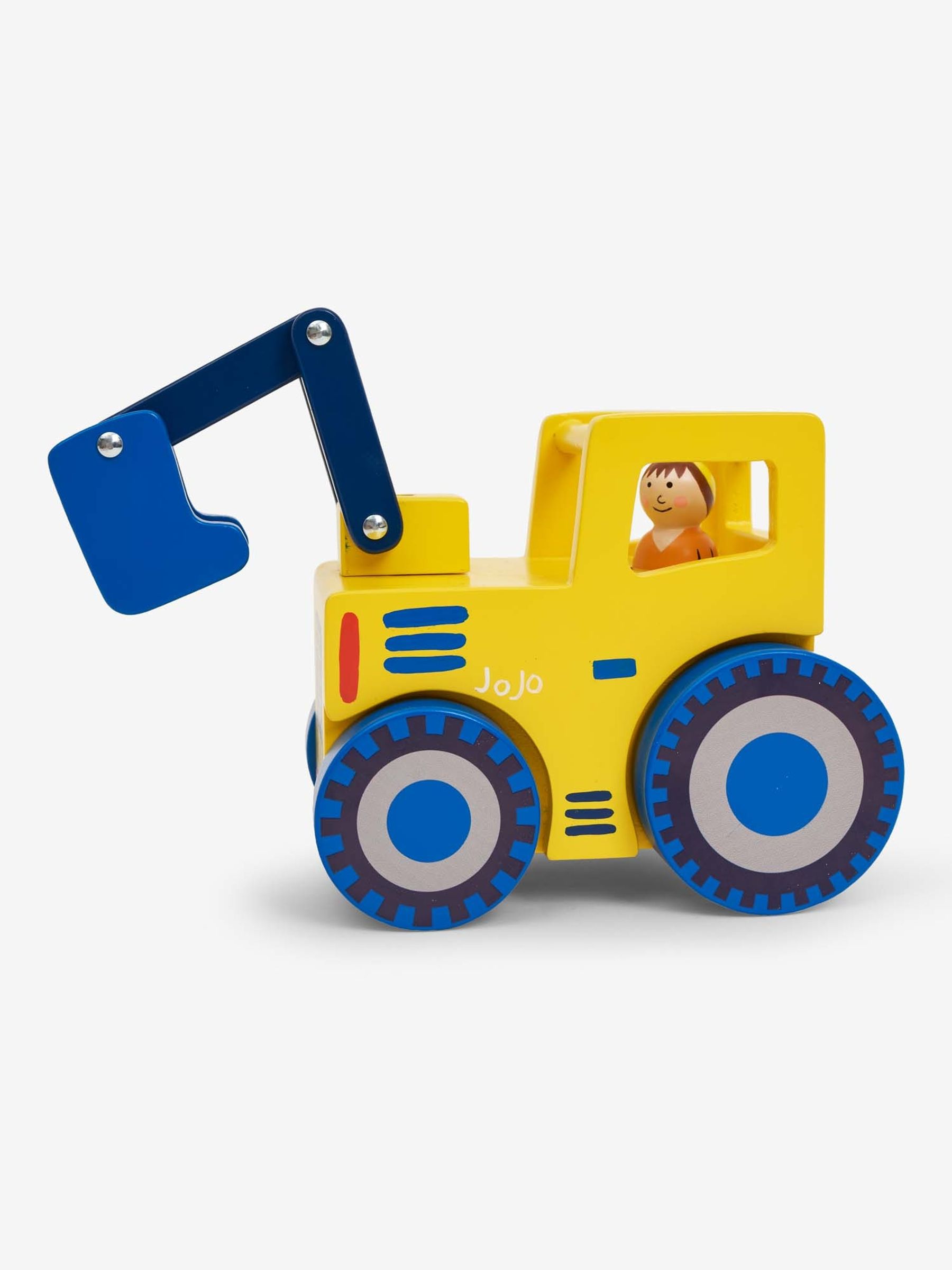 Wooden Digger Toy in Yellow - Image 1 of 9